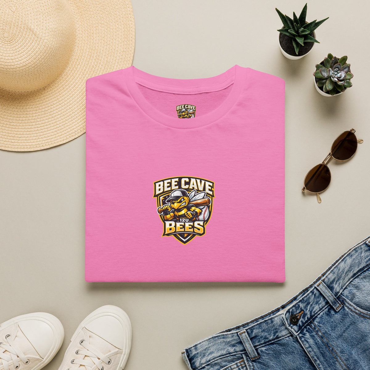 Bee Cave 12u Bees - Adult T-Shirt