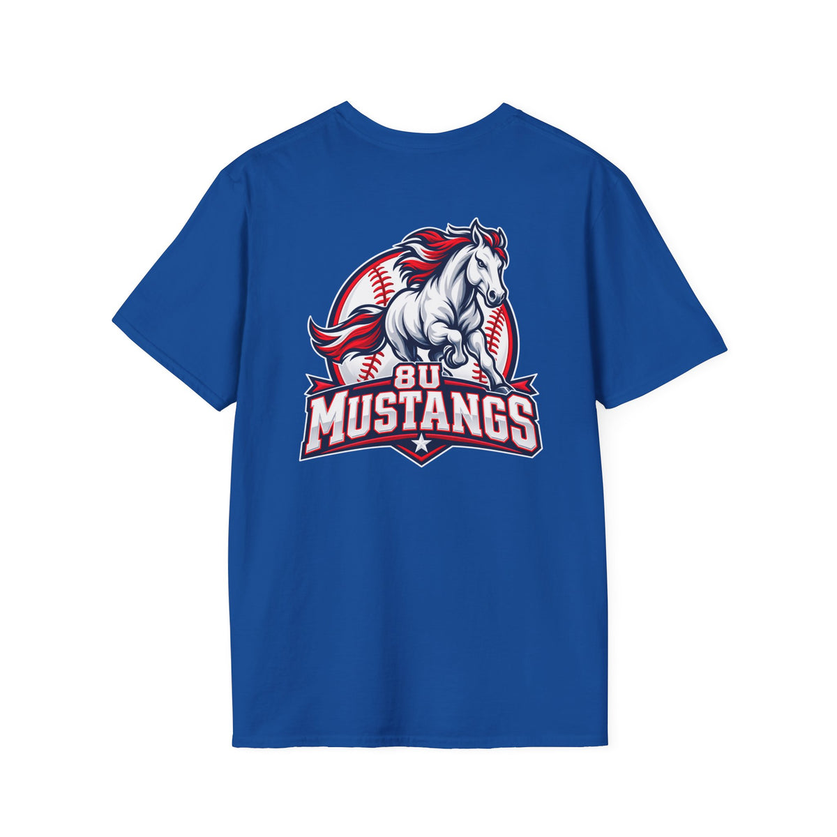 8U Mustangs - Adult T-Shirt