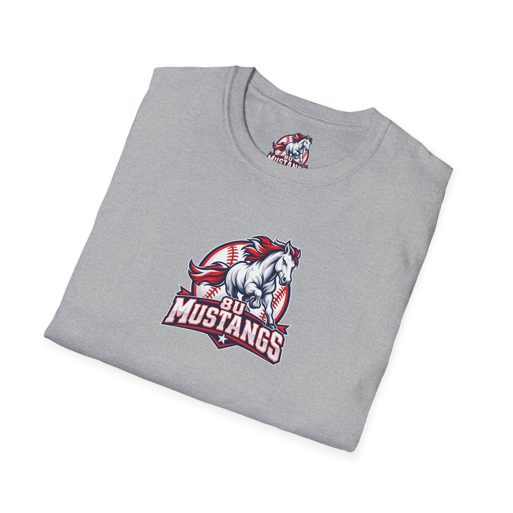 8U Mustangs - Adult T-Shirt