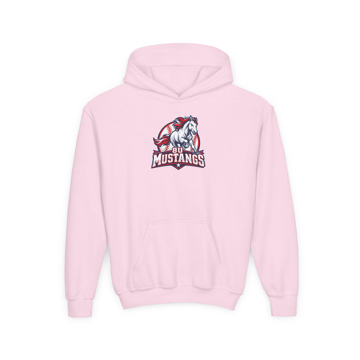 8U Mustangs - Youth Hoodie