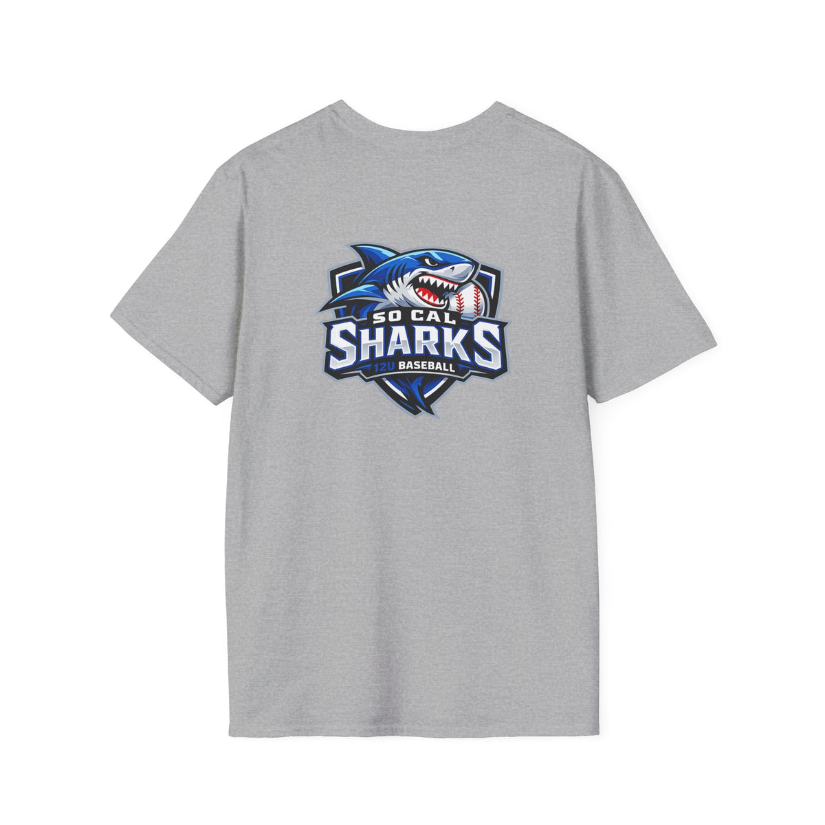 So Cal Sharks 12u Baseball - Adult T-Shirt