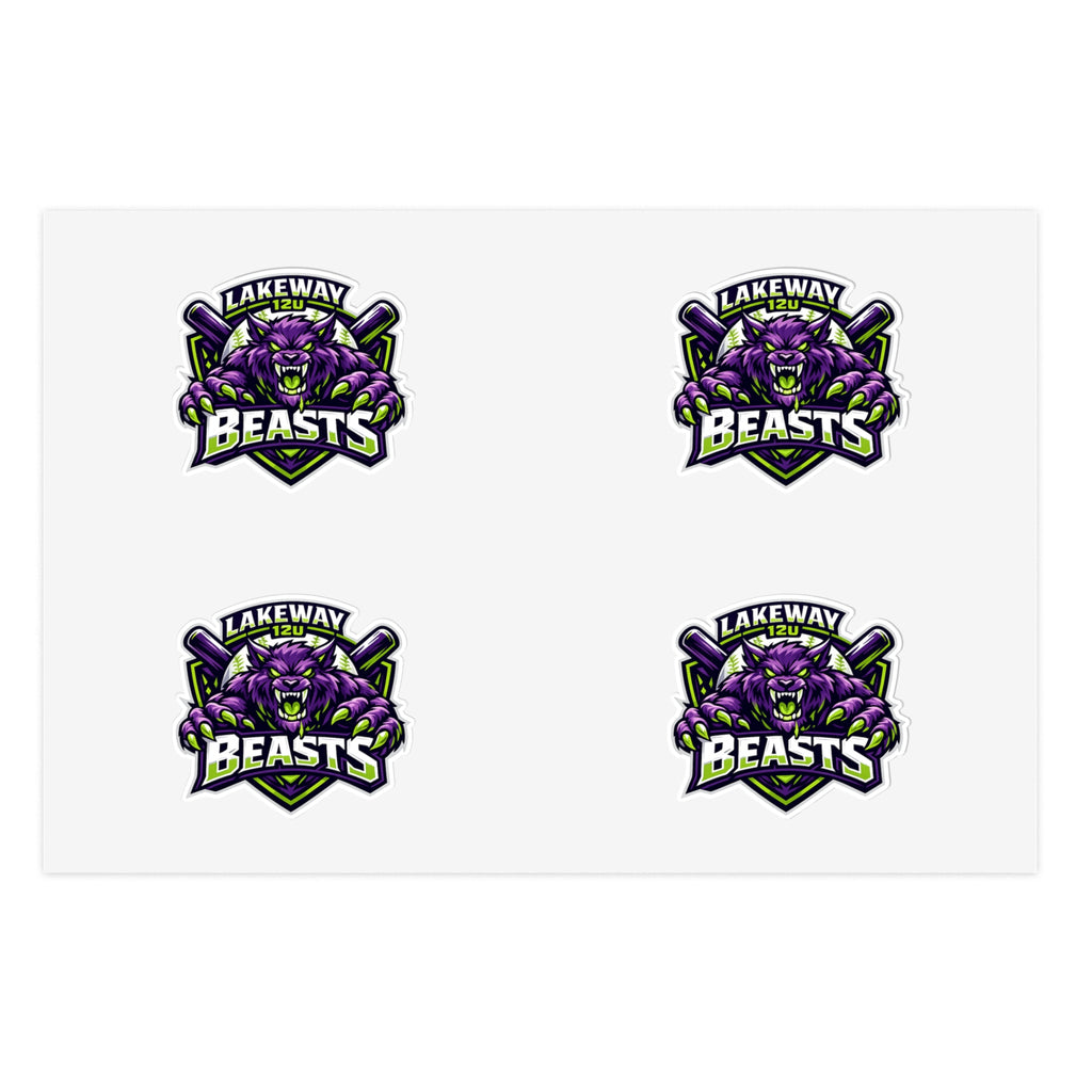Lakeway 12u Beasts - Sticker Pack (4)