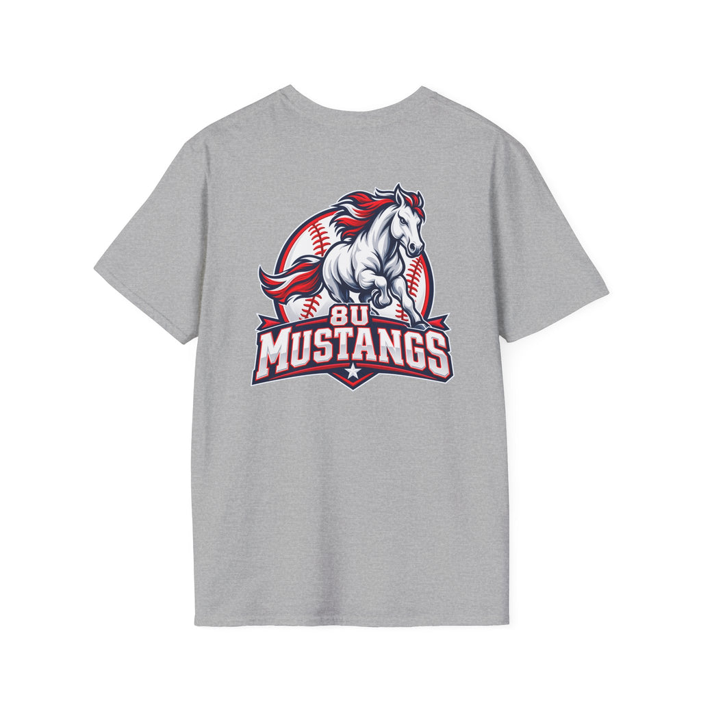 8U Mustangs - Adult T-Shirt