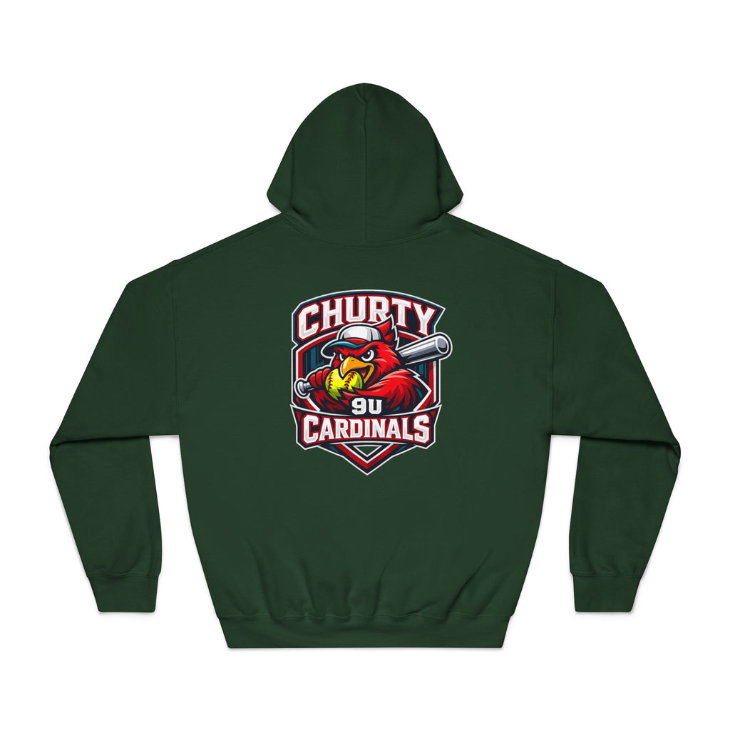 Churty 9u Cardinals - Adult Hoodie