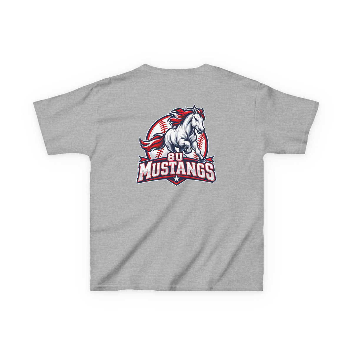 8U Mustangs - Youth T-Shirt
