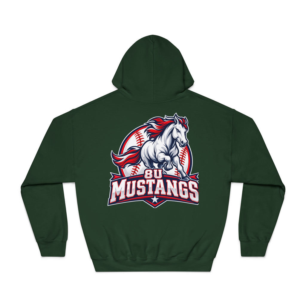 8U Mustangs - Adult Hoodie
