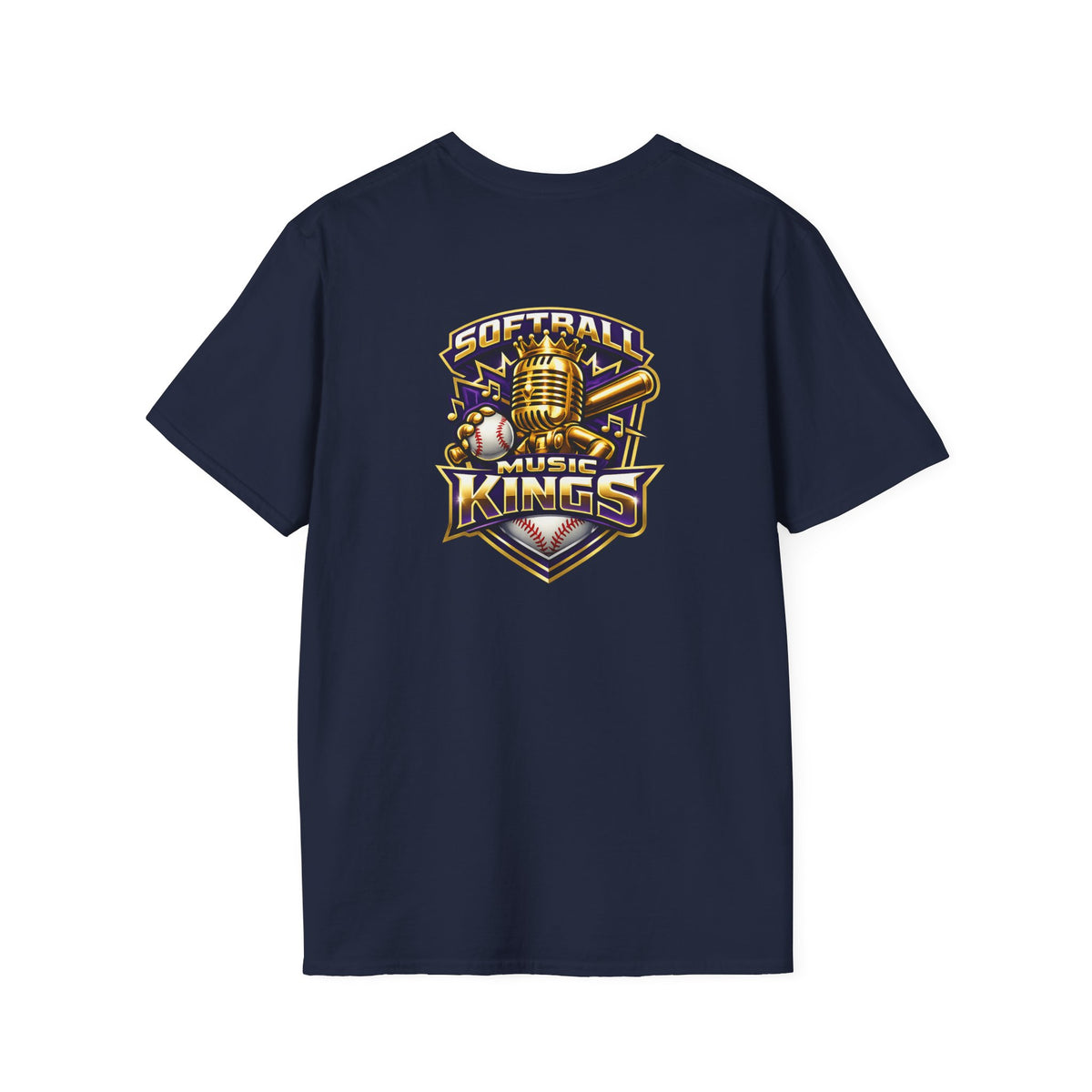 Softball Music Kings - Adult T-Shirt