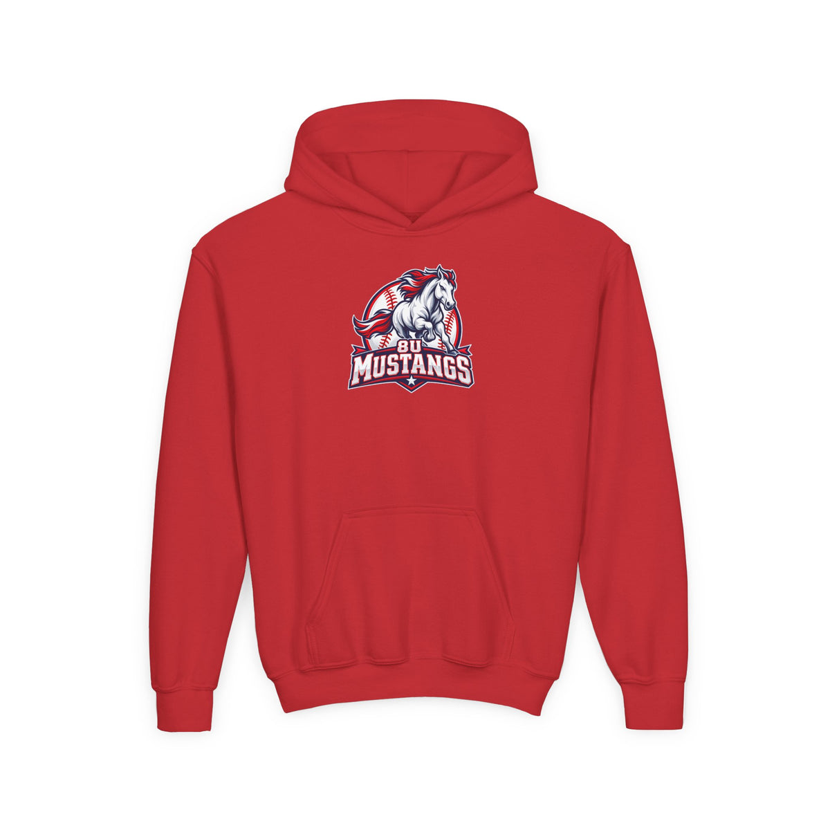 8U Mustangs - Youth Hoodie
