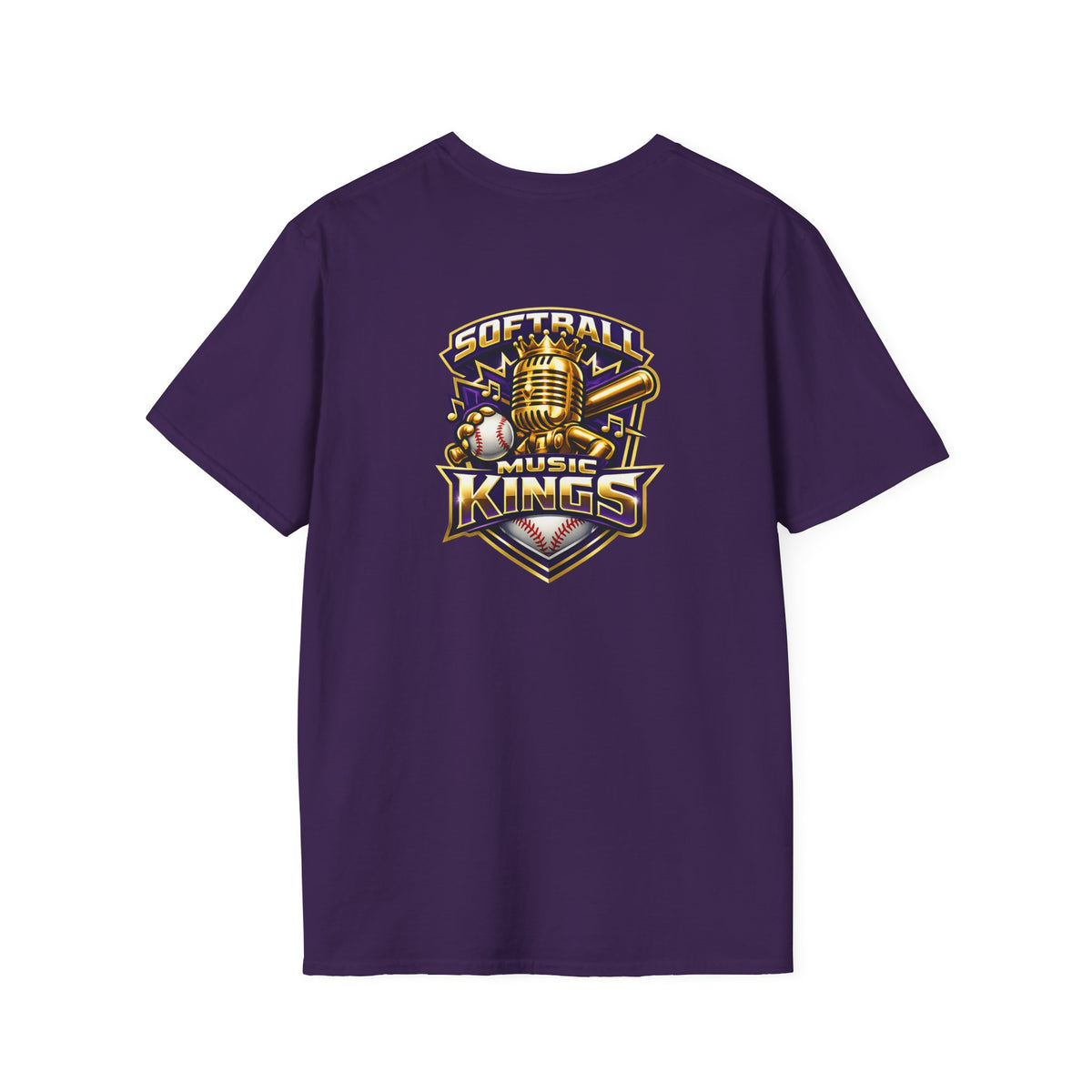Softball Music Kings - Adult T-Shirt