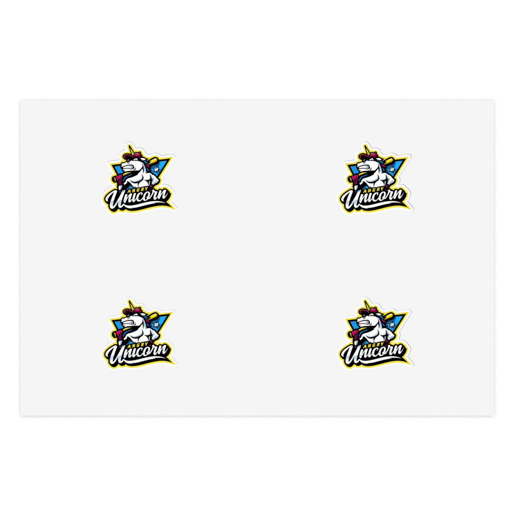 Albany 10u Angry Unicorns - Sticker Pack (4)