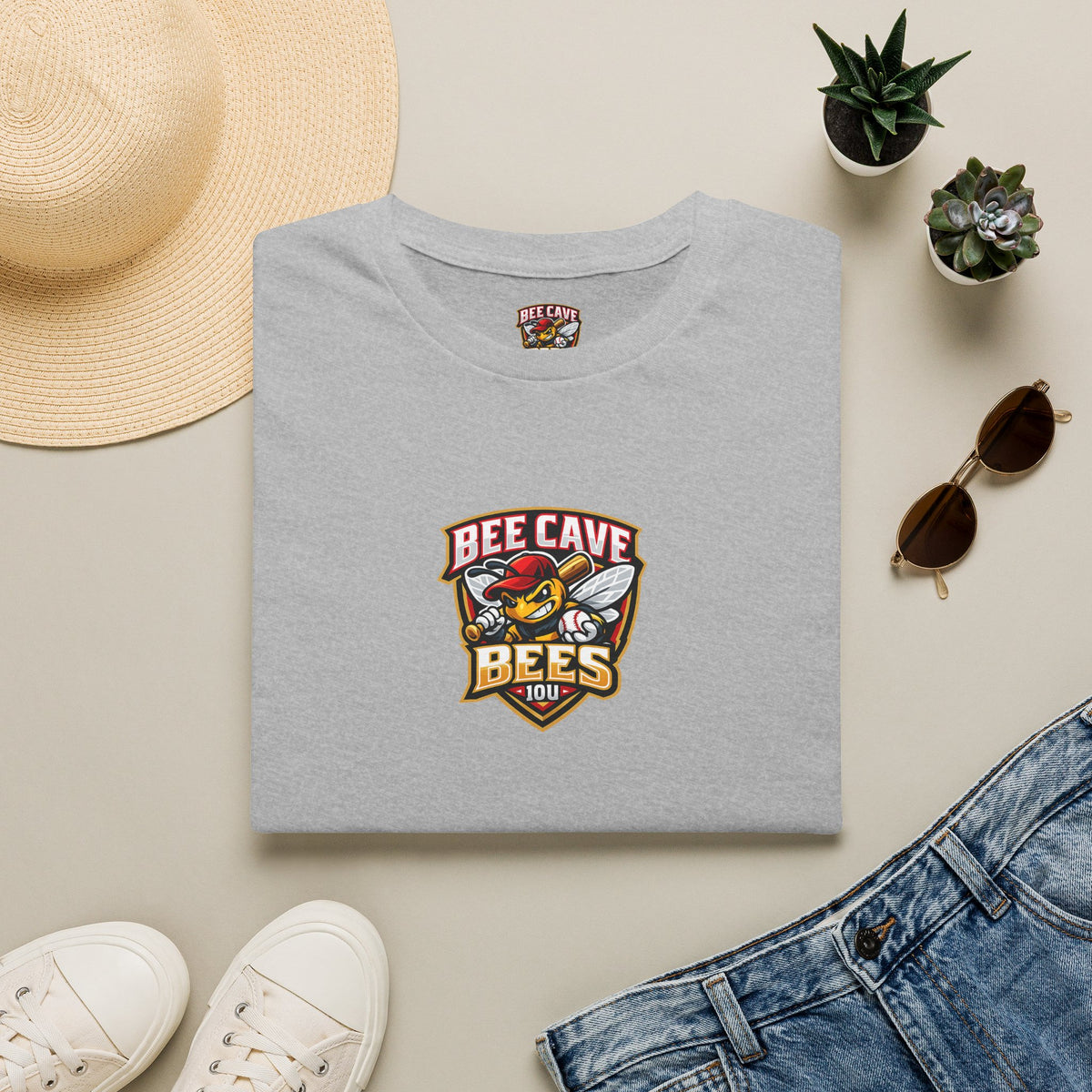 Bee Cave Bees 10u - Adult T-Shirt