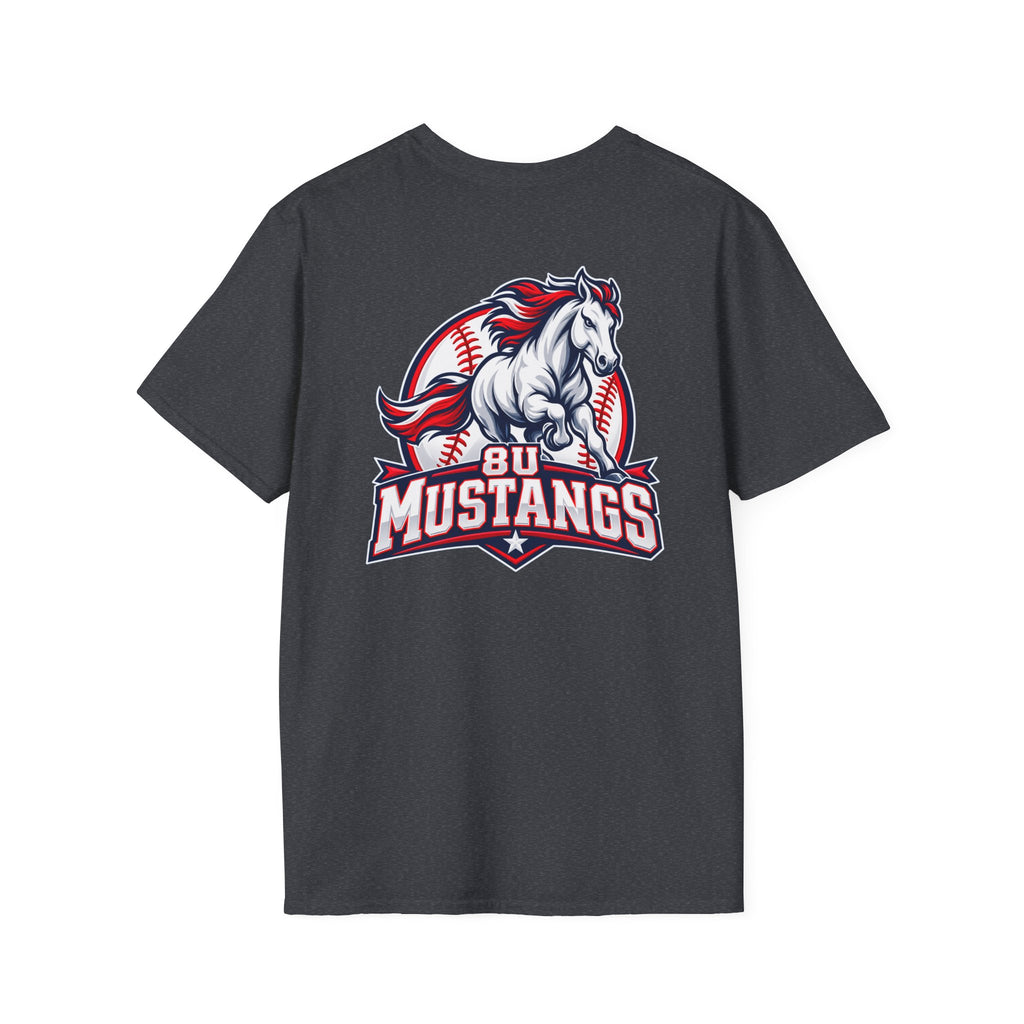 8U Mustangs - Adult T-Shirt