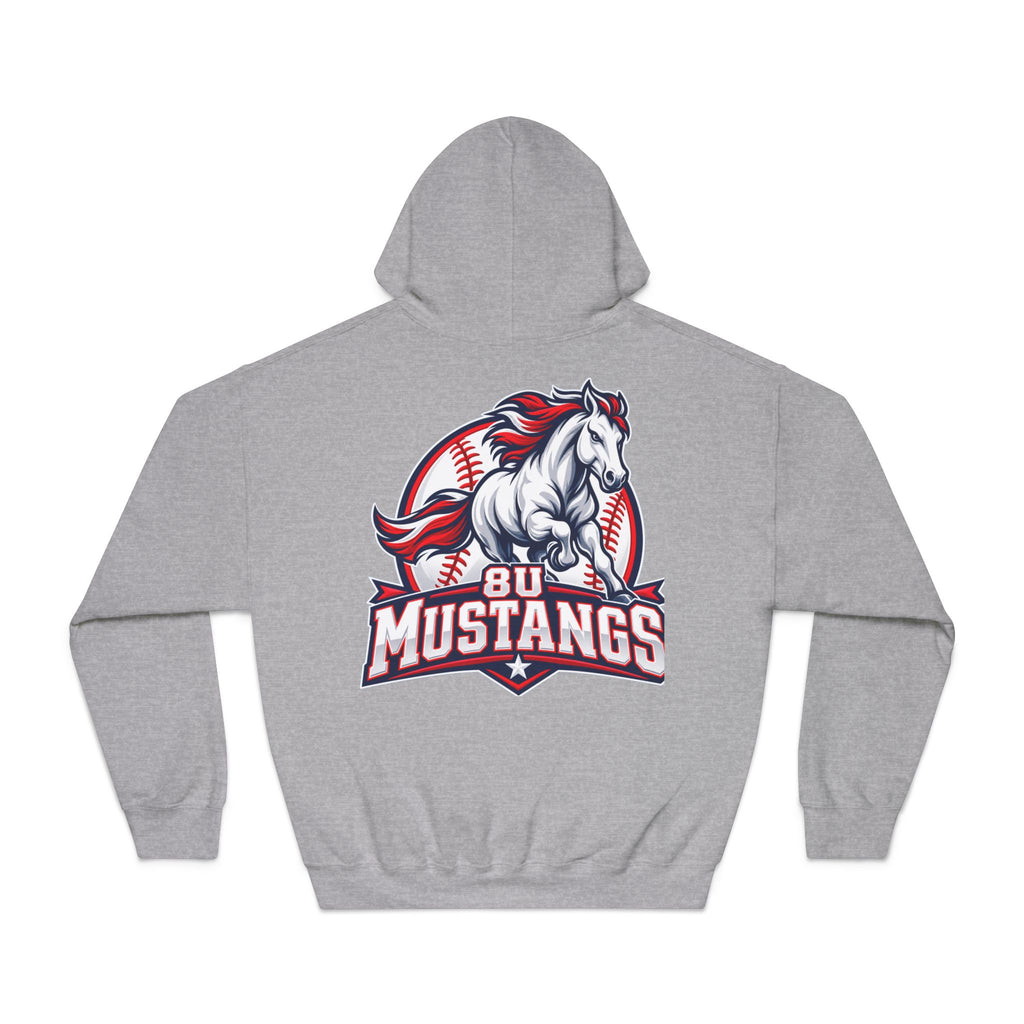 8U Mustangs - Adult Hoodie