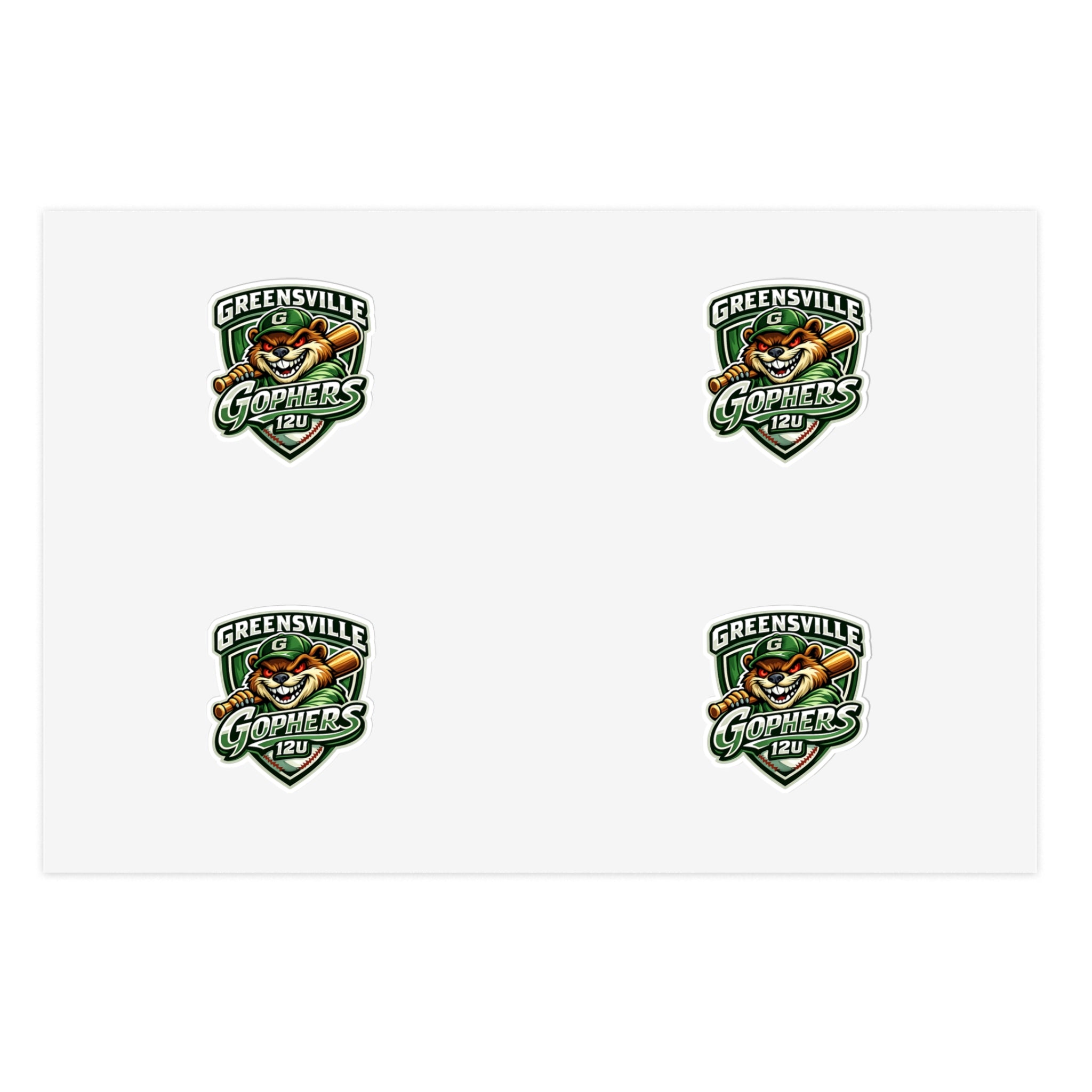Greensville Gophers 12u - Sticker Pack (4)