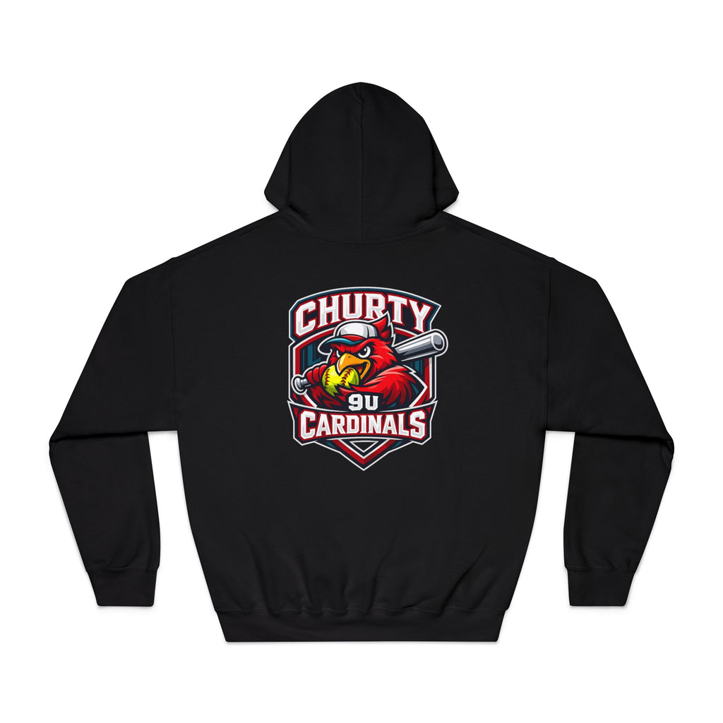 Churty 9u Cardinals - Adult Hoodie