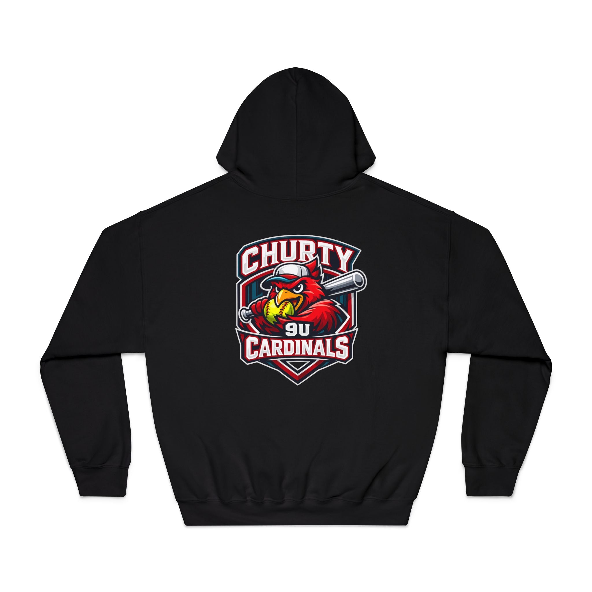 Churty 9u Cardinals - Adult Hoodie