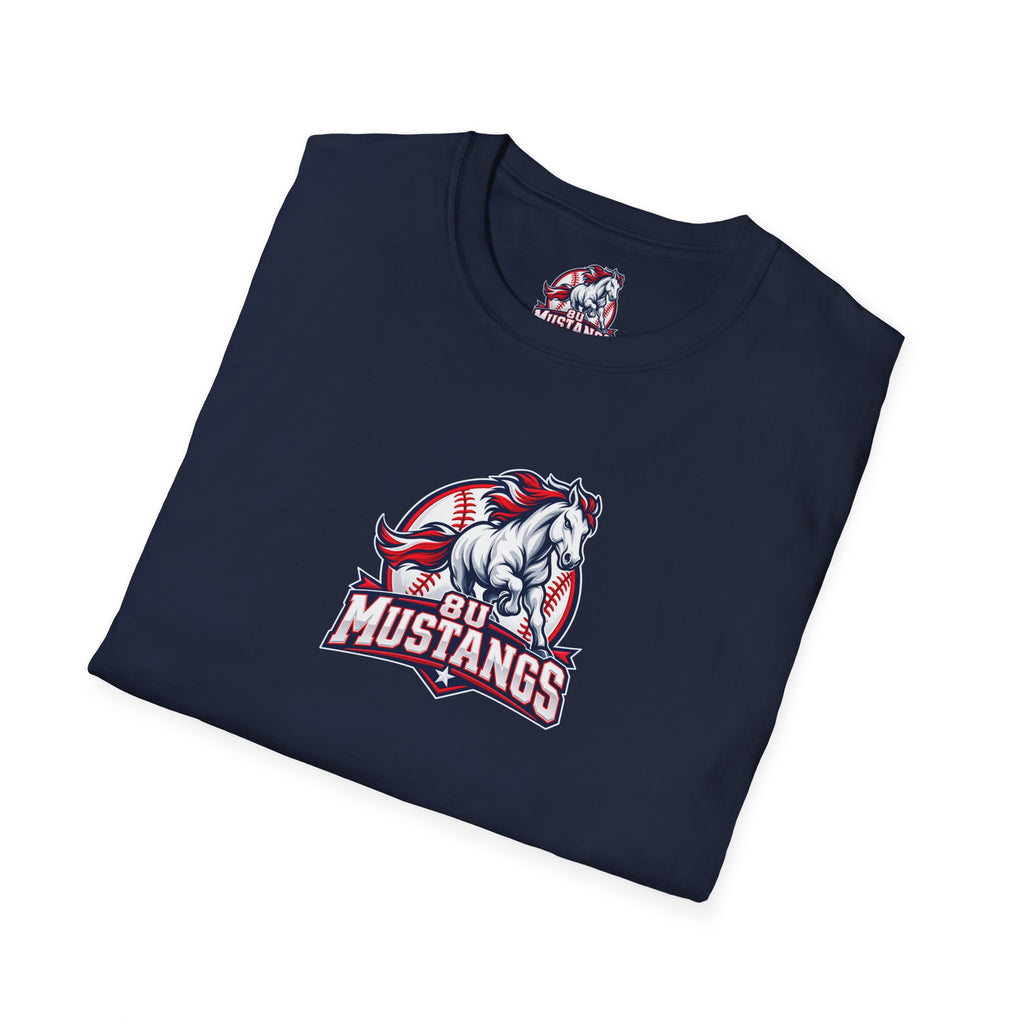 8U Mustangs - Adult T-Shirt