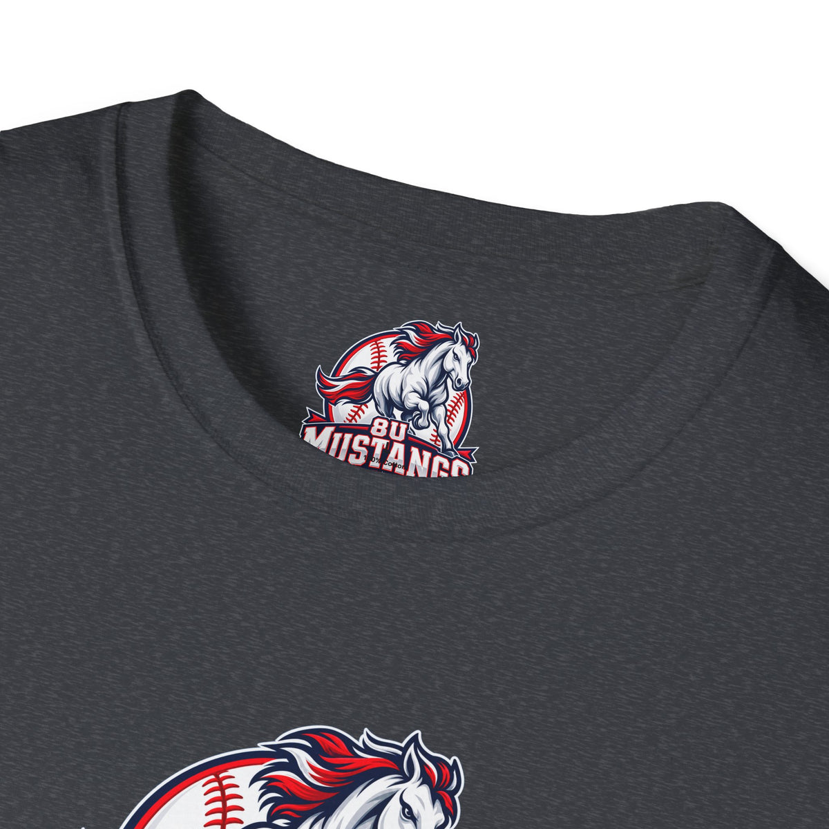 8U Mustangs - Adult T-Shirt