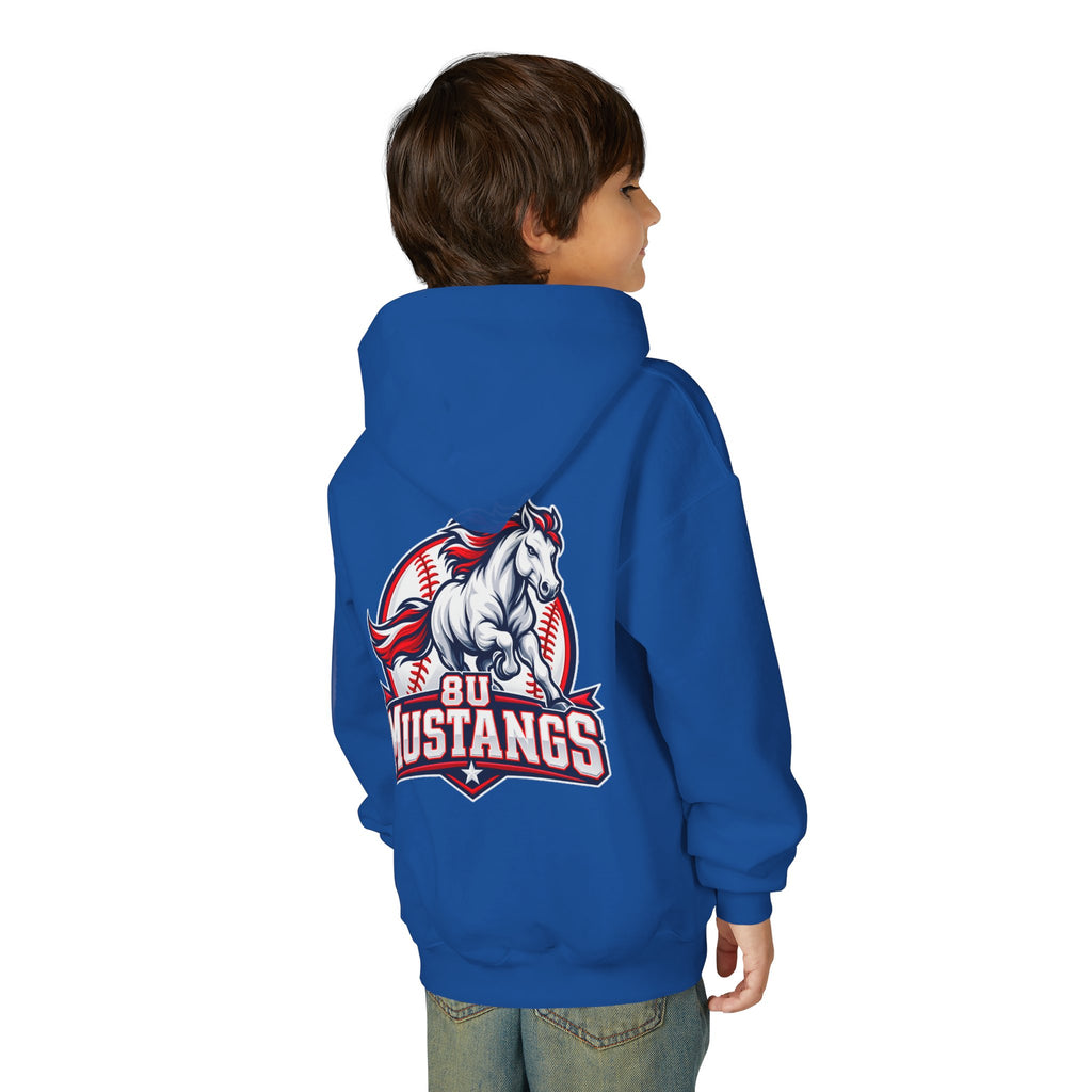 8U Mustangs - Youth Hoodie