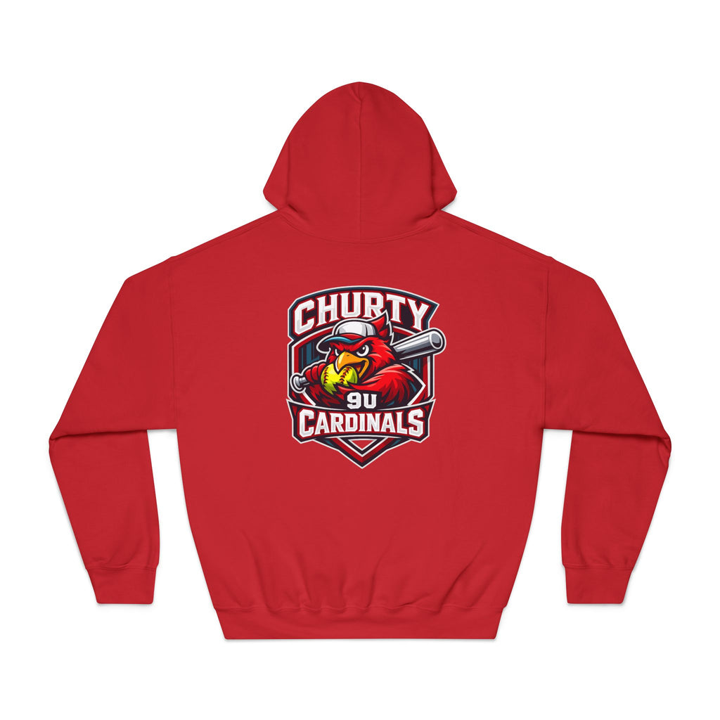 Churty 9u Cardinals - Adult Hoodie