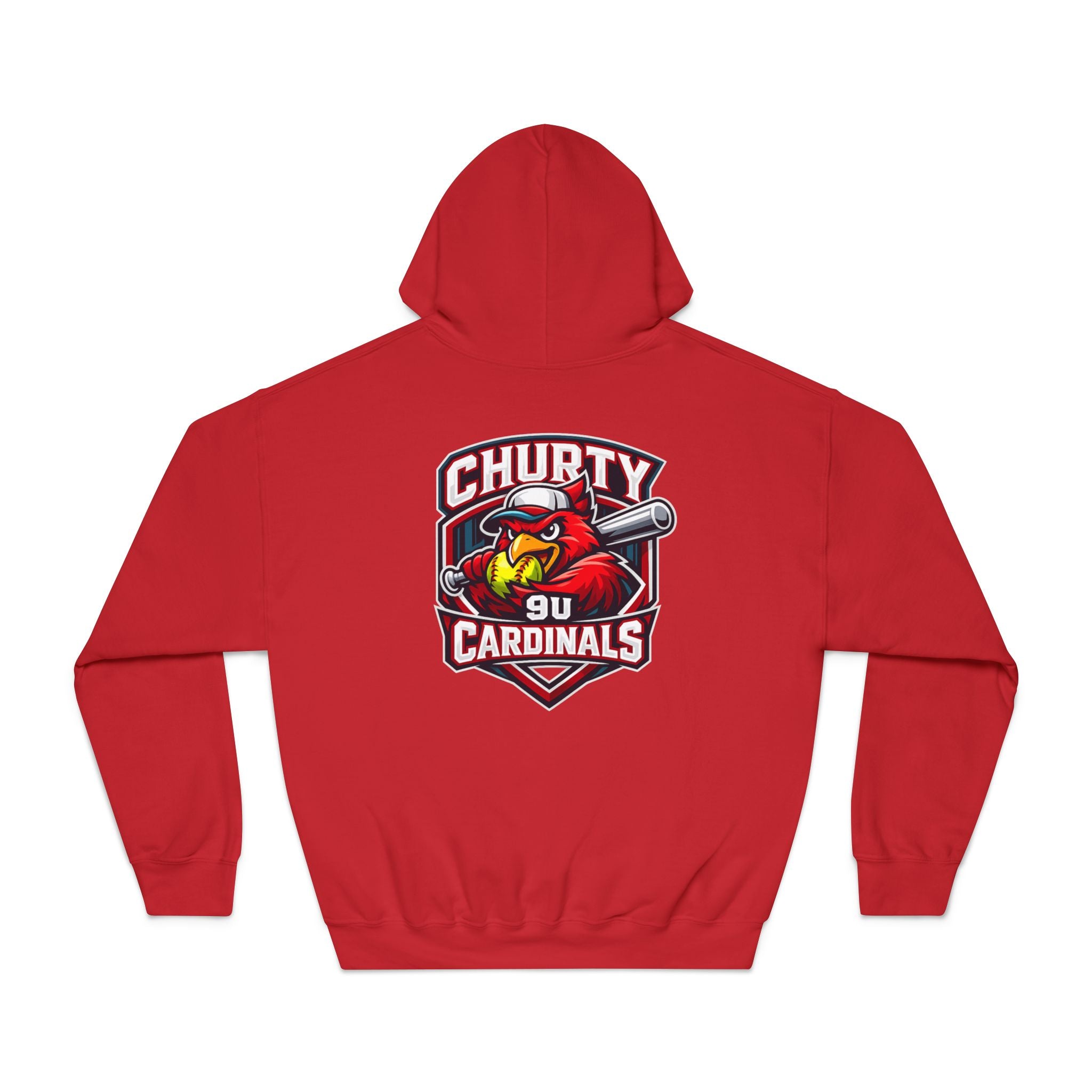 Churty 9u Cardinals - Adult Hoodie