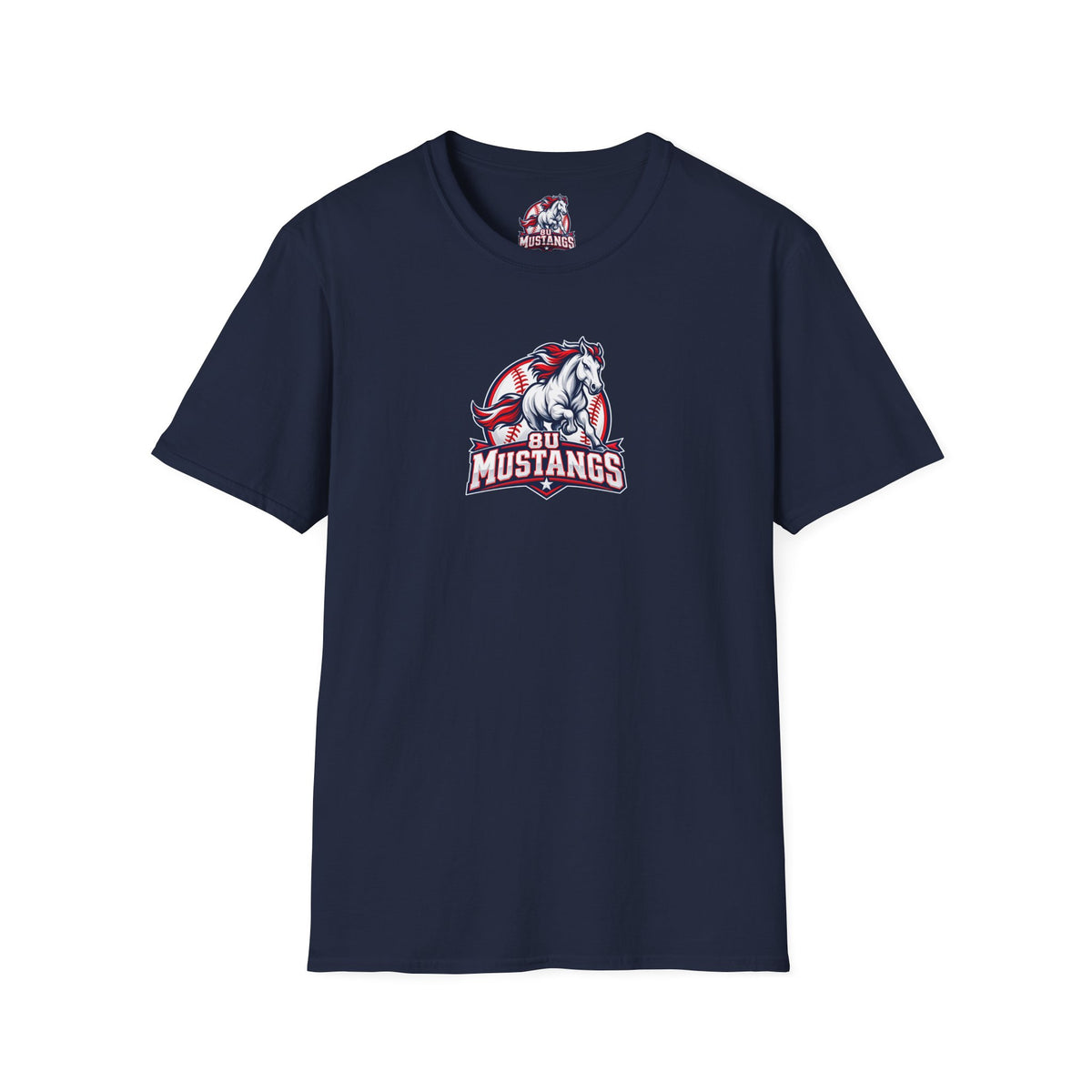 8U Mustangs - Adult T-Shirt