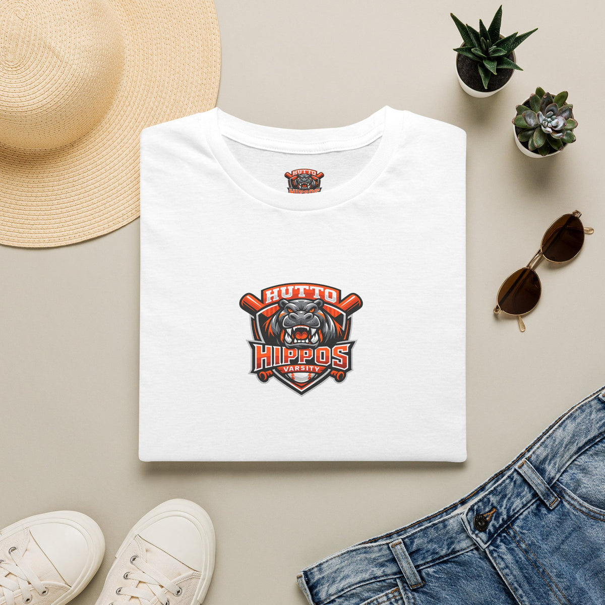 Hutto Hippos Varsity - Adult T-Shirt