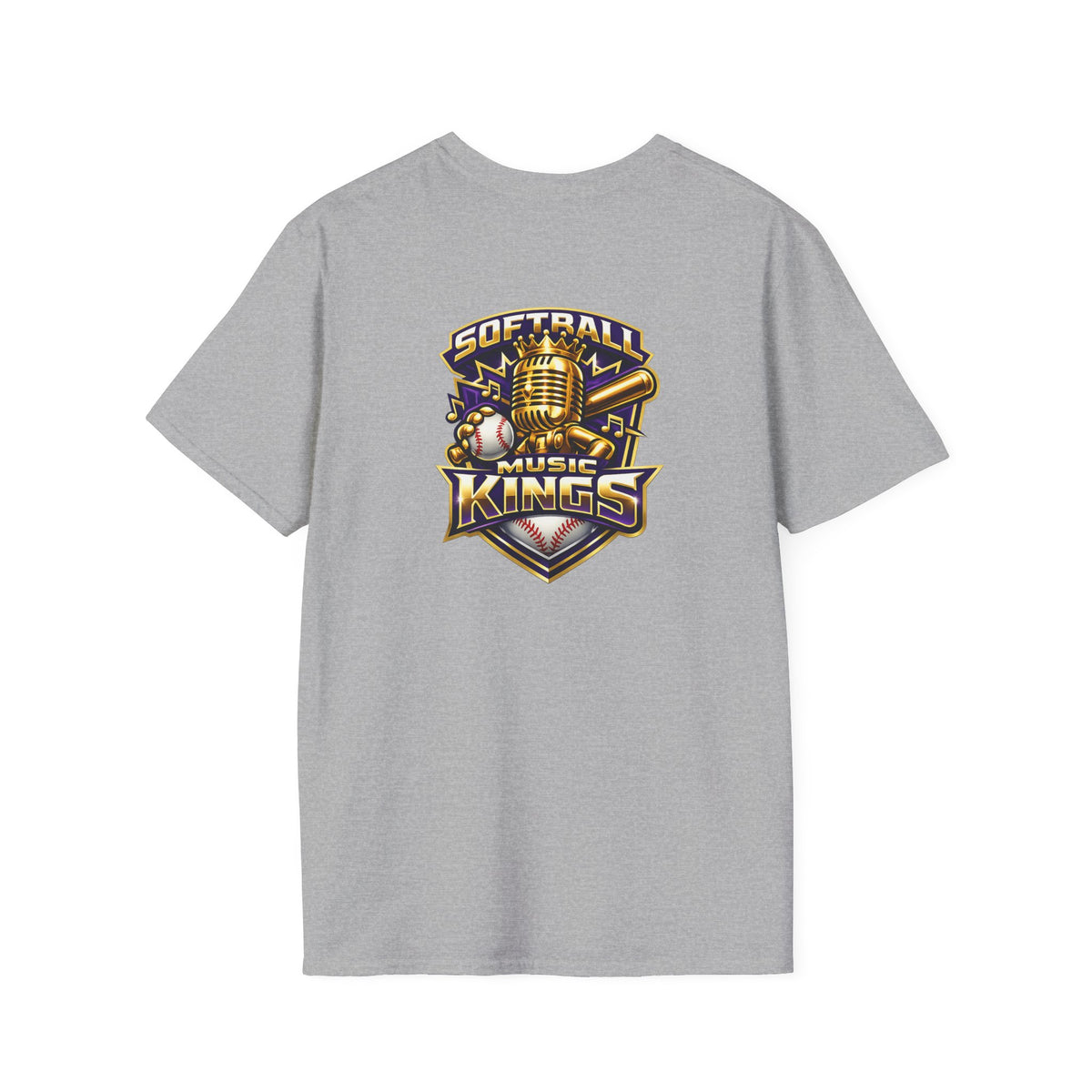 Softball Music Kings - Adult T-Shirt