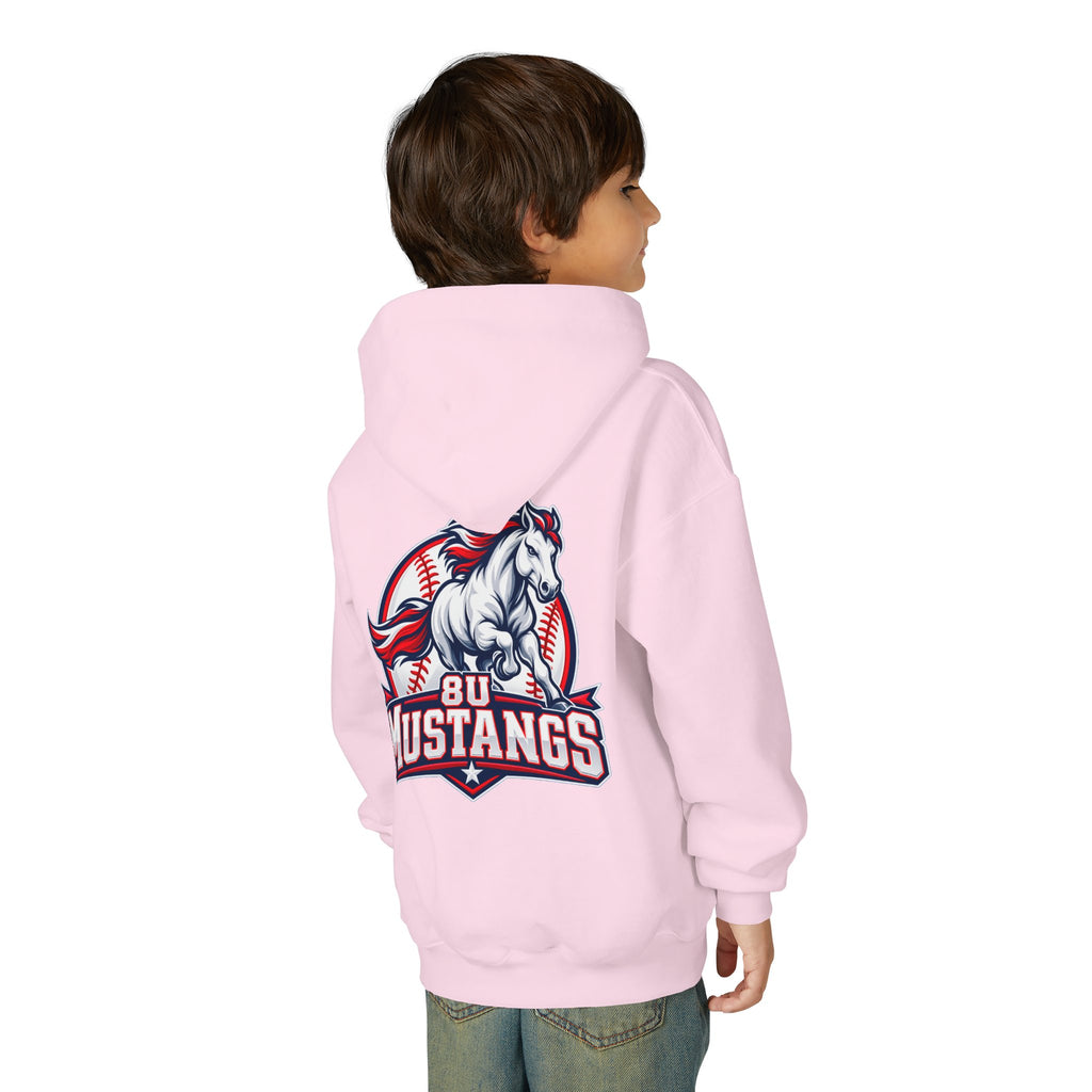 8U Mustangs - Youth Hoodie