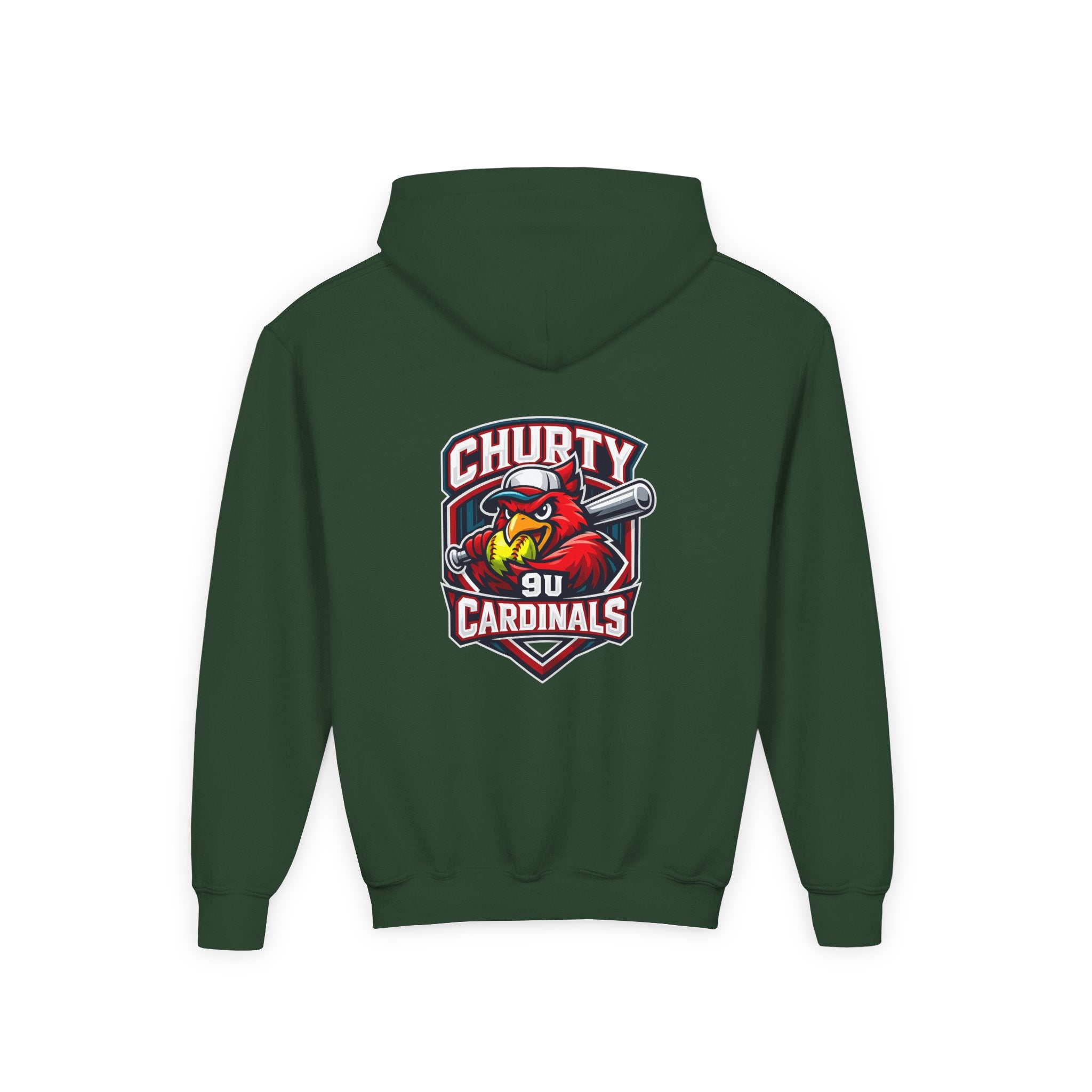 Churty 9u Cardinals - Youth Hoodie