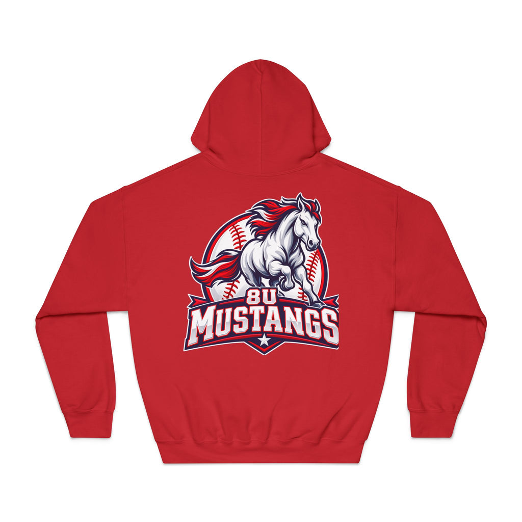 8U Mustangs - Adult Hoodie