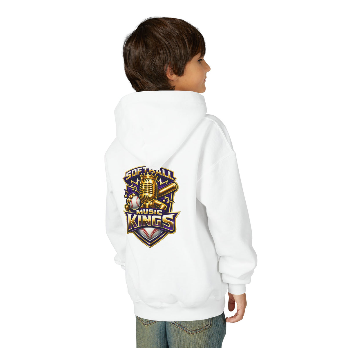 Softball Music Kings - Youth Hoodie