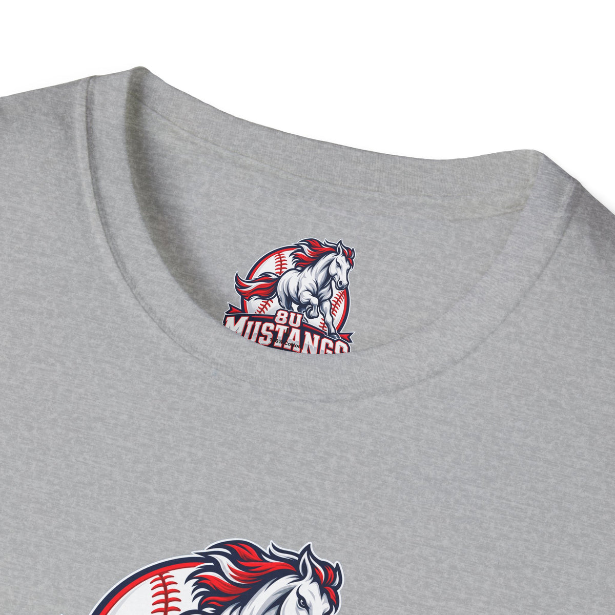 8U Mustangs - Adult T-Shirt