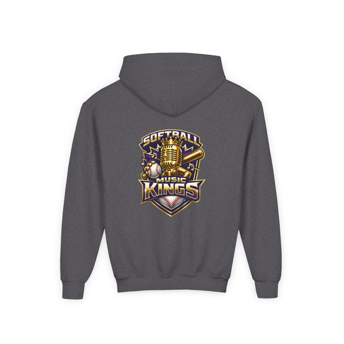 Softball Music Kings - Youth Hoodie