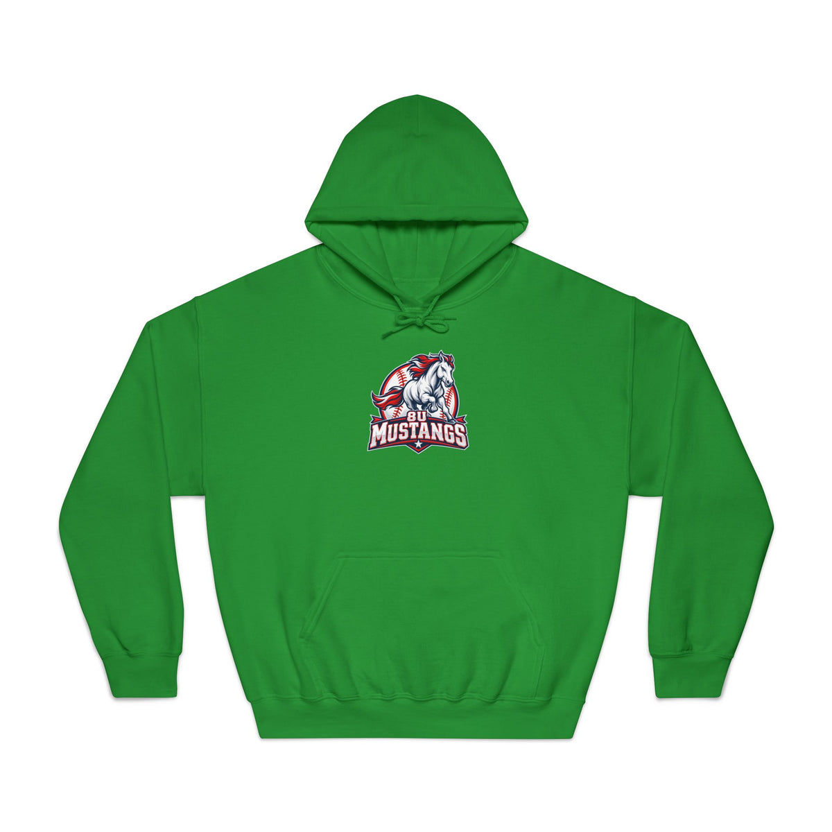 8U Mustangs - Adult Hoodie