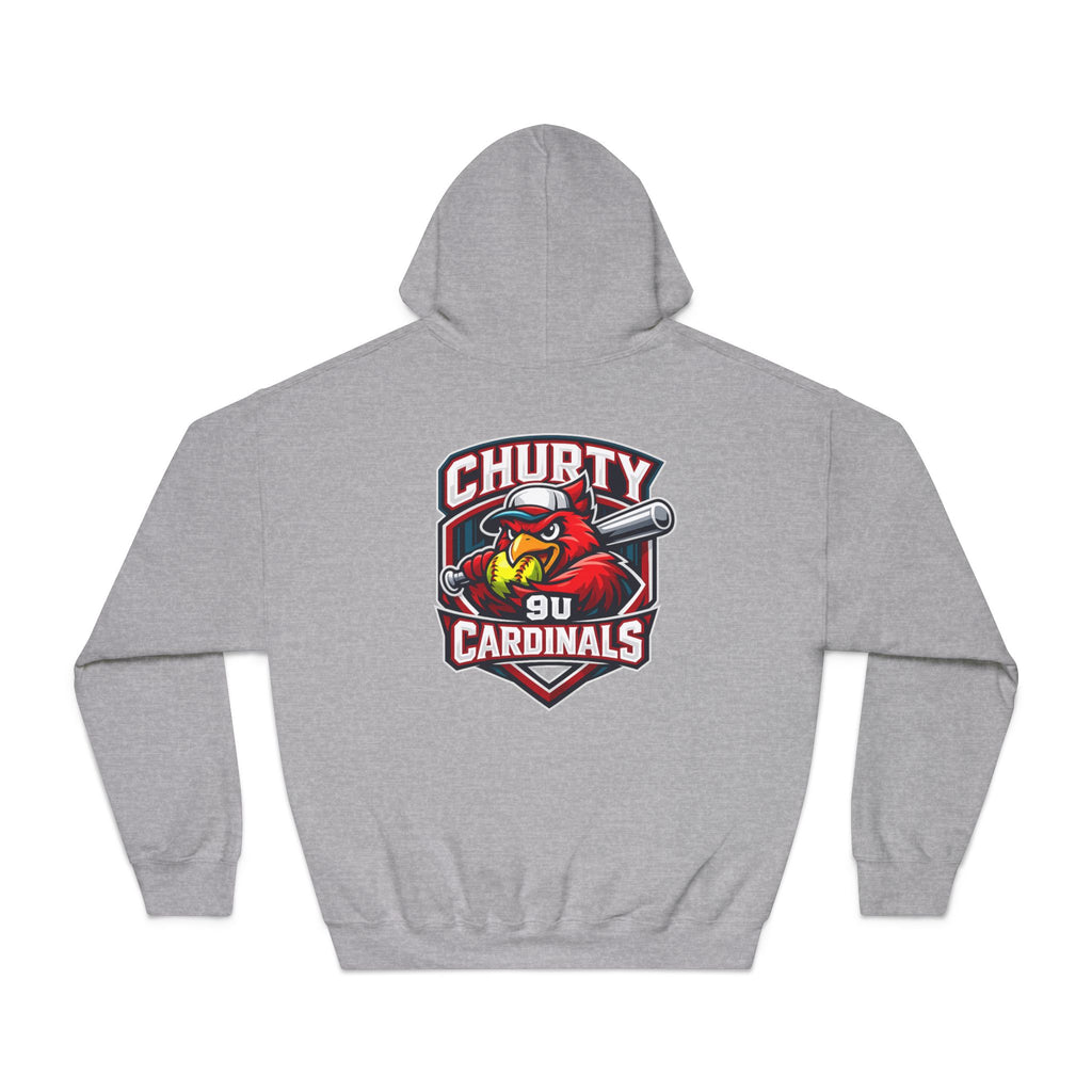 Churty 9u Cardinals - Adult Hoodie