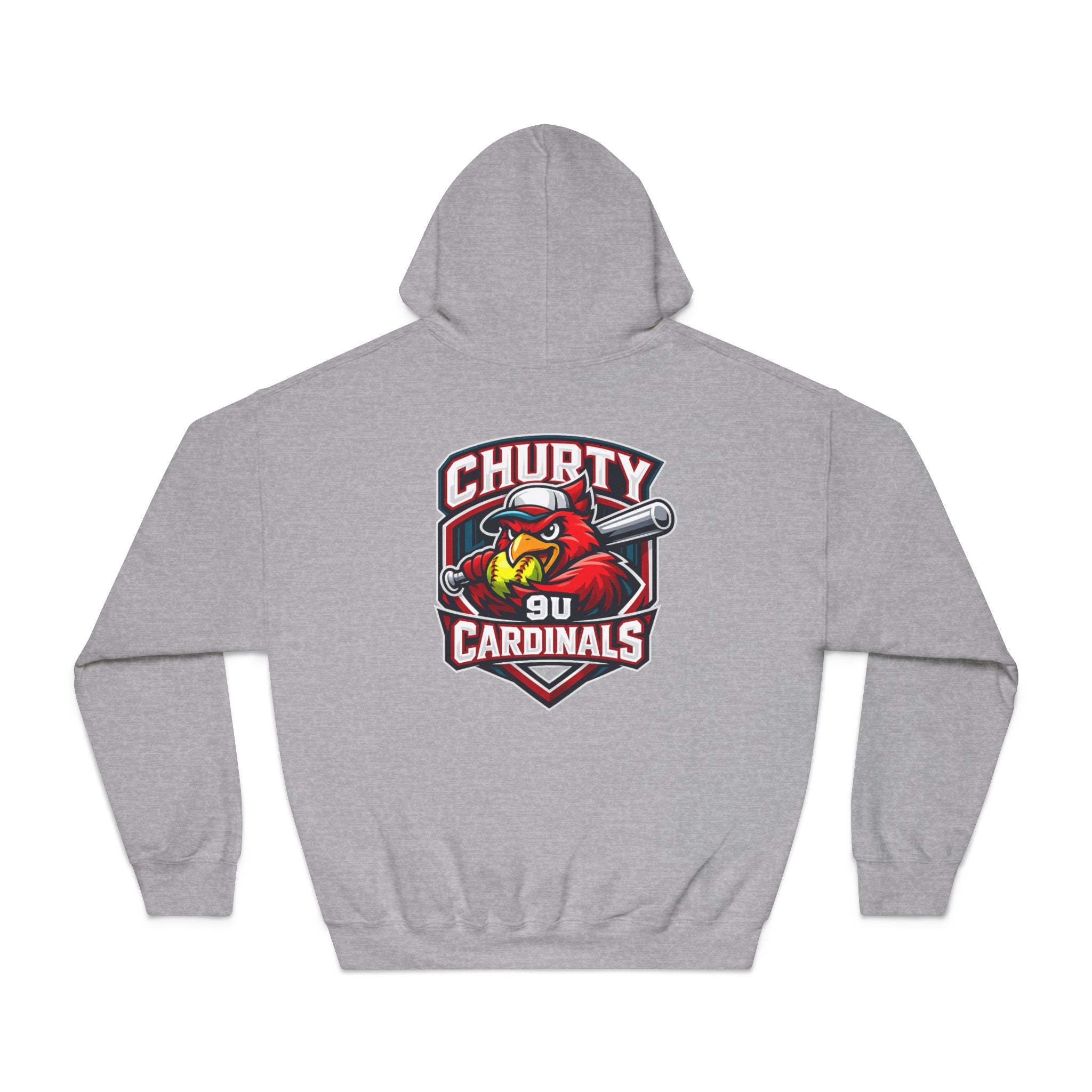Churty 9u Cardinals - Adult Hoodie