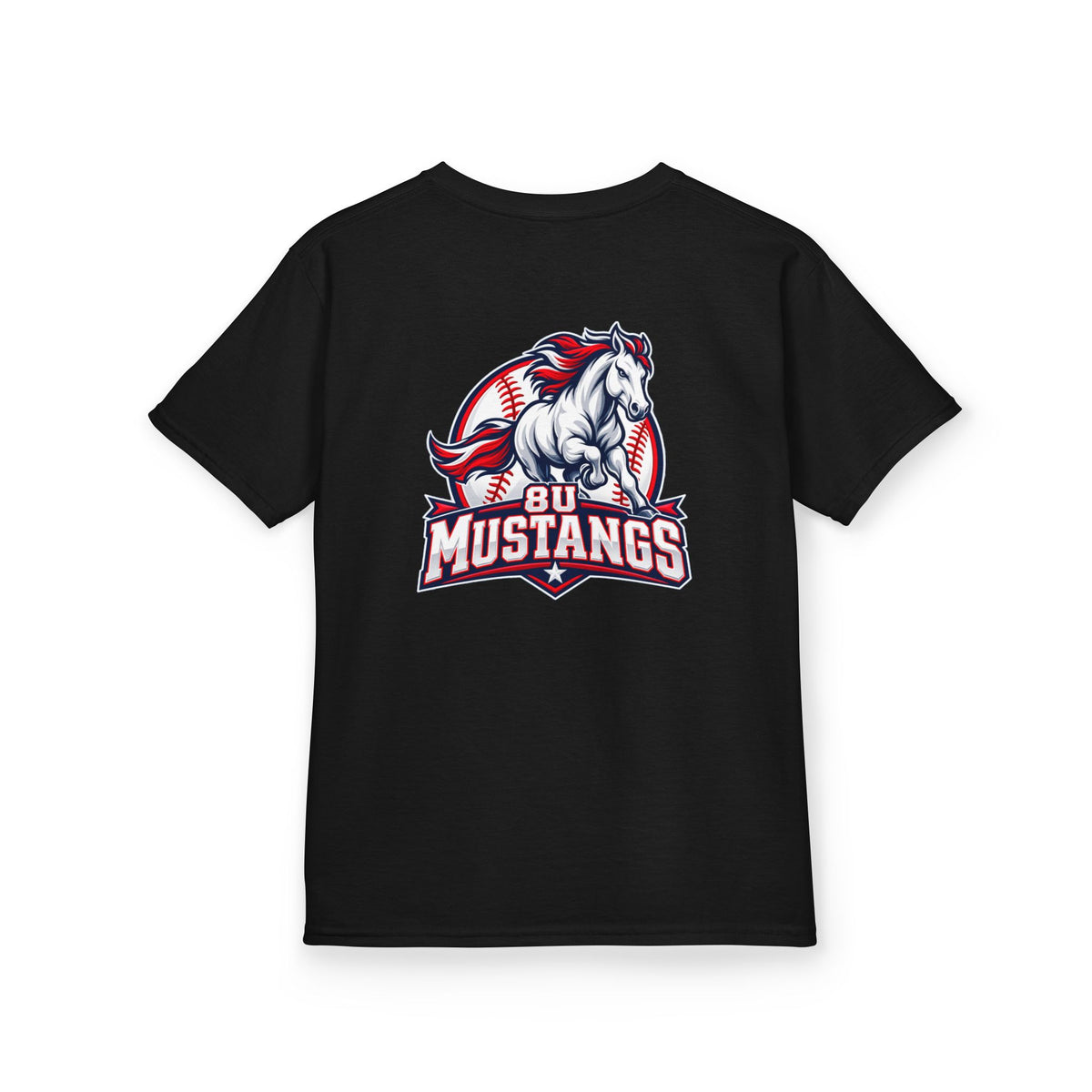 8U Mustangs - Youth T-Shirt
