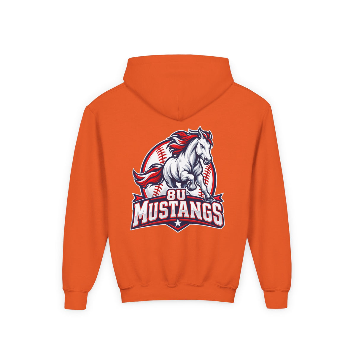 8U Mustangs - Youth Hoodie
