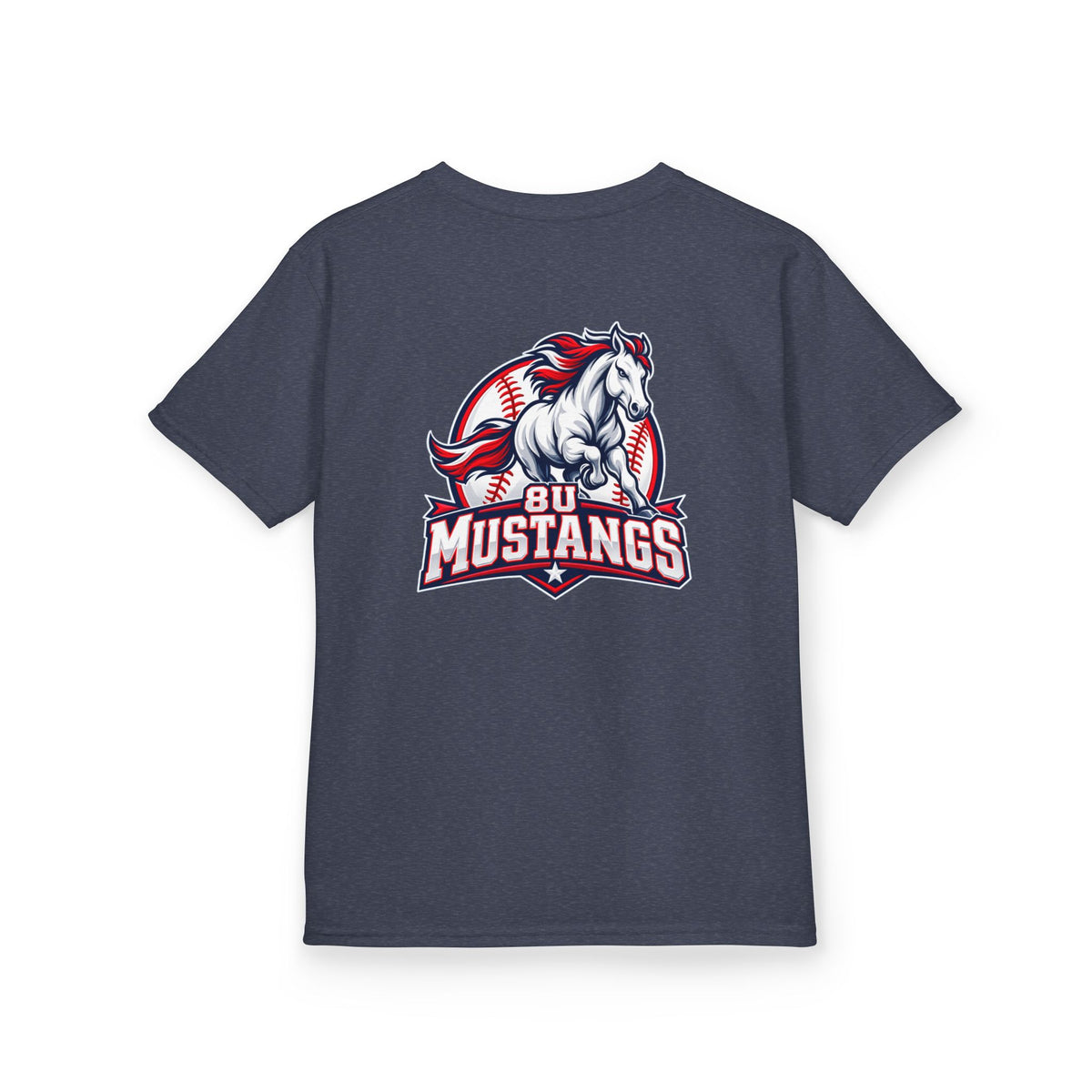 8U Mustangs - Youth T-Shirt