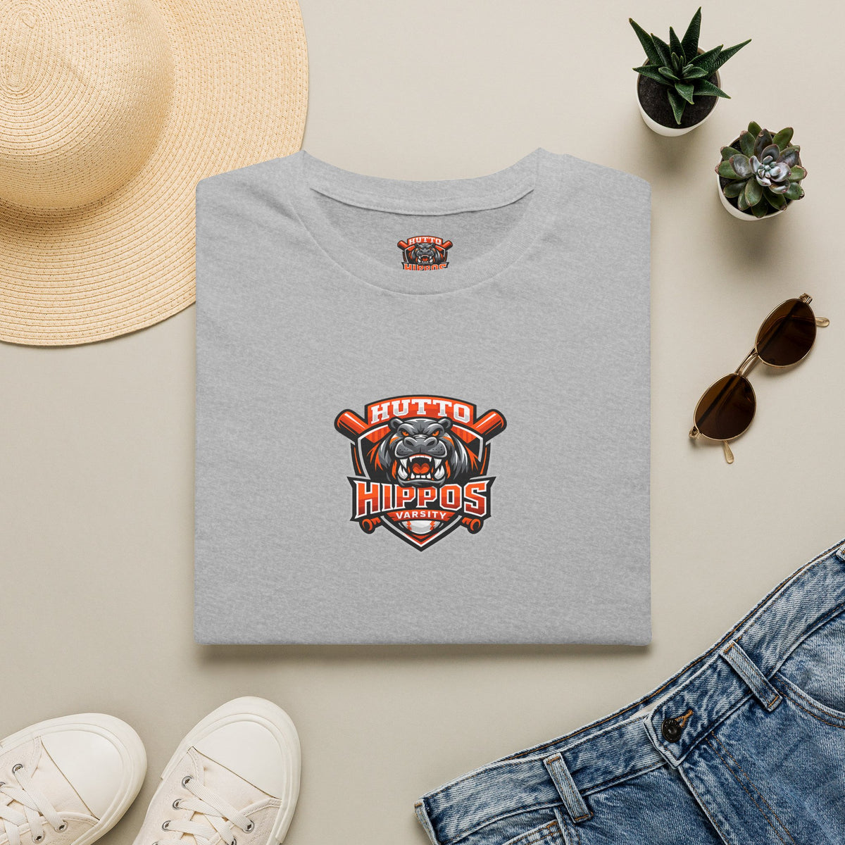 Hutto Hippos Varsity - Adult T-Shirt