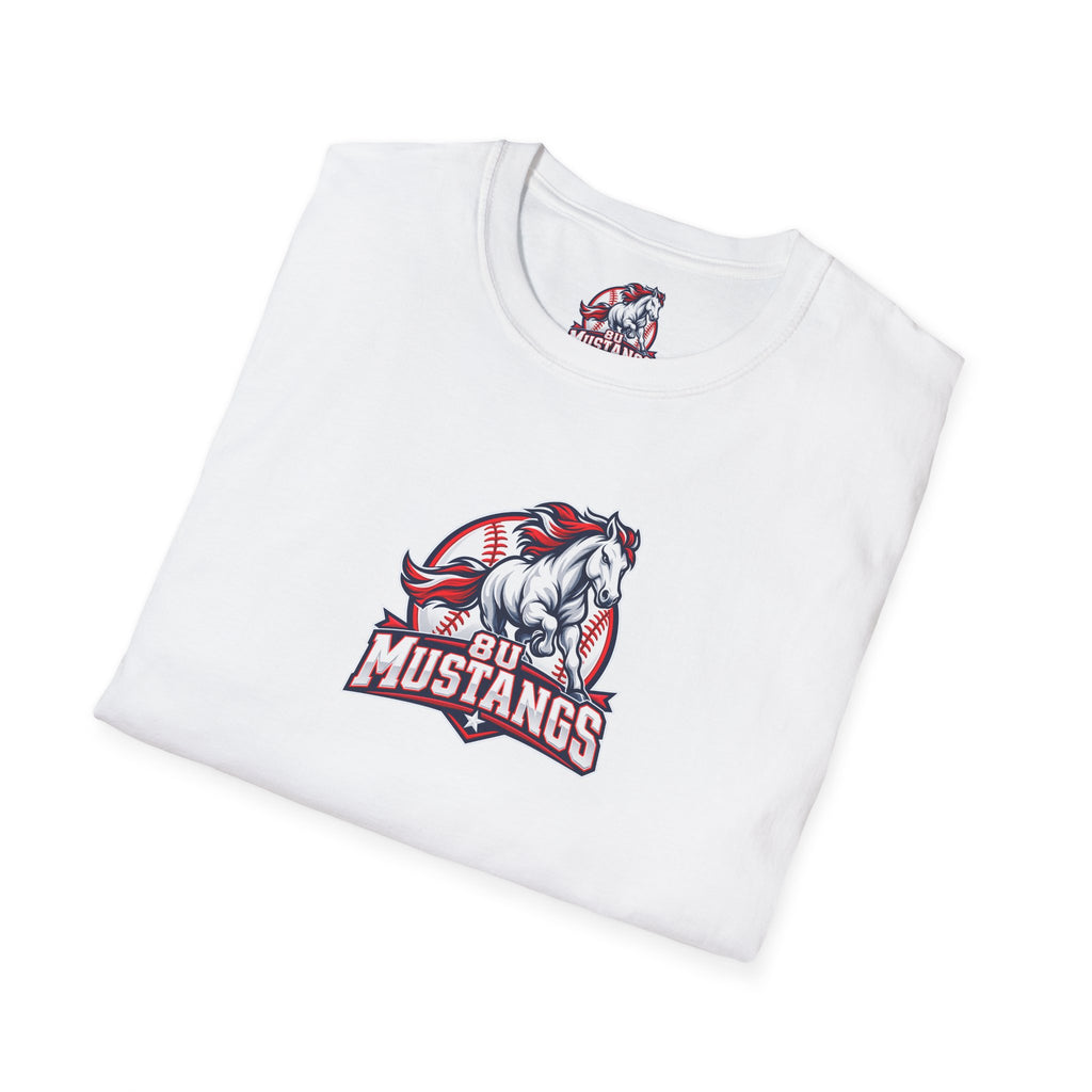 8U Mustangs - Adult T-Shirt
