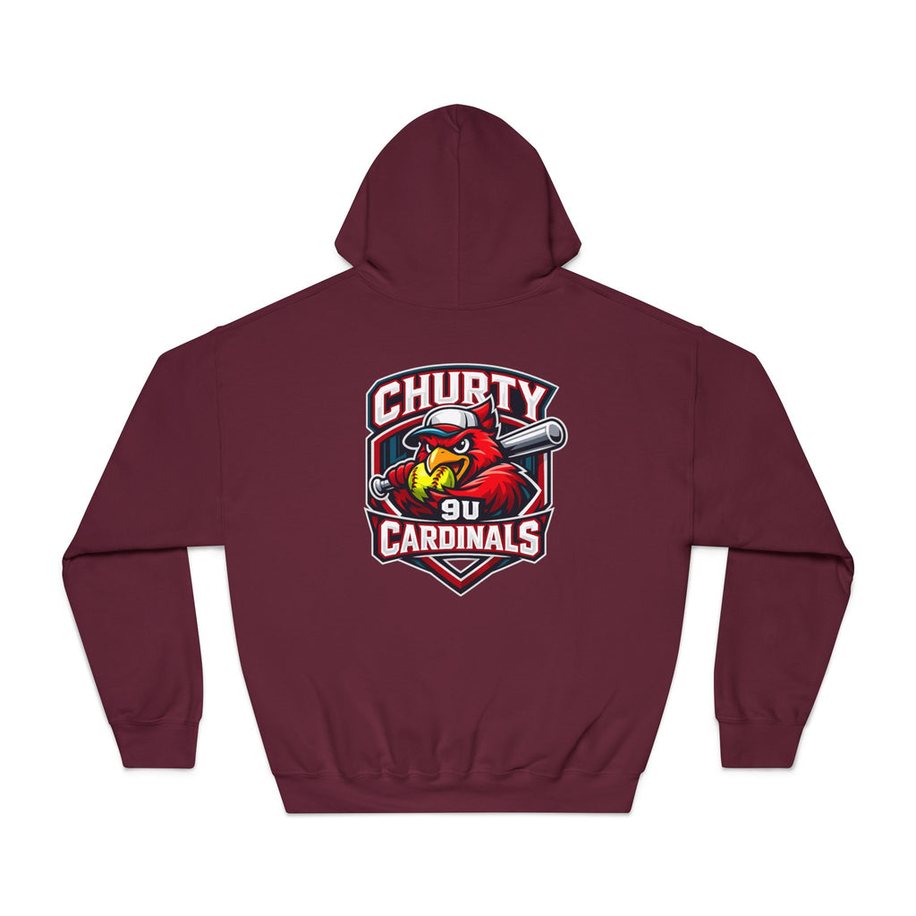 Churty 9u Cardinals - Adult Hoodie