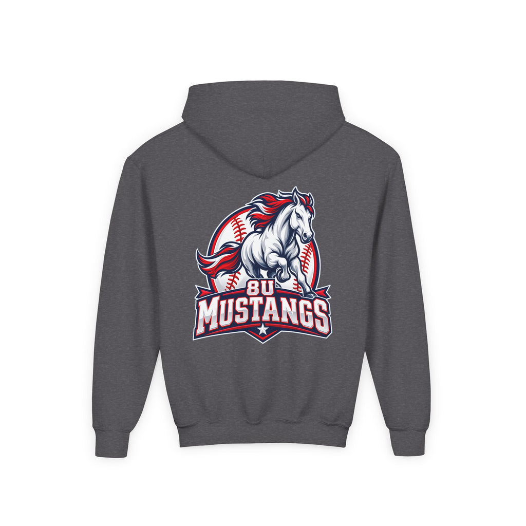 8U Mustangs - Youth Hoodie