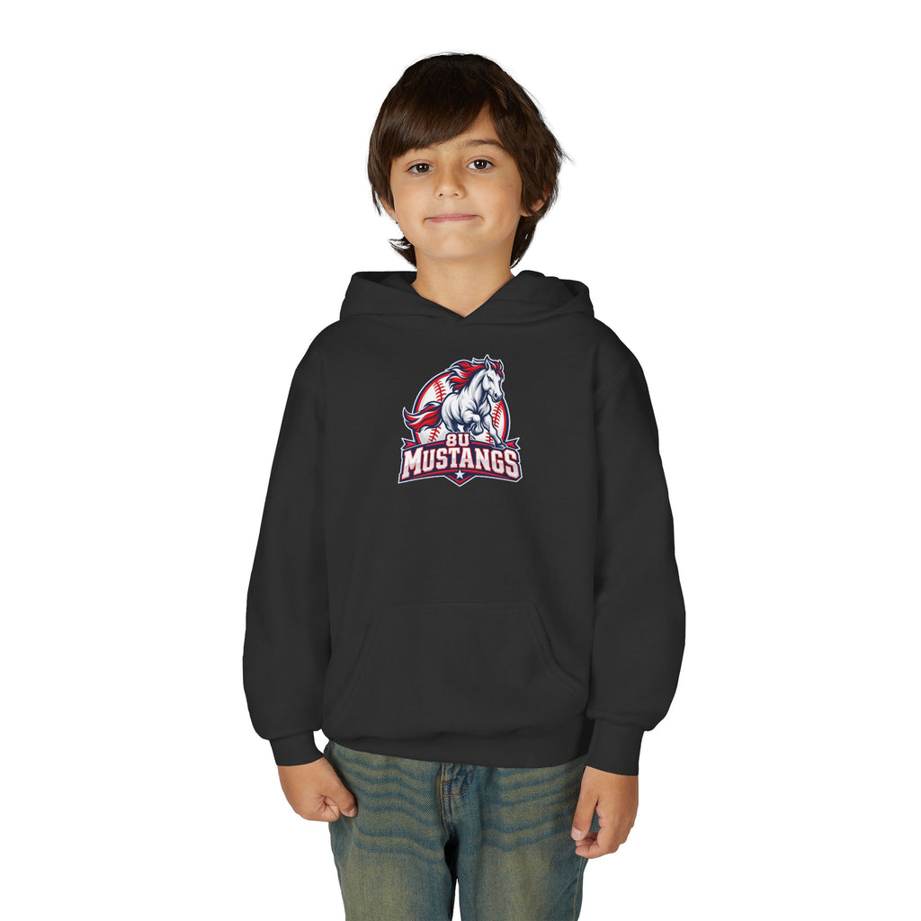 8U Mustangs - Youth Hoodie