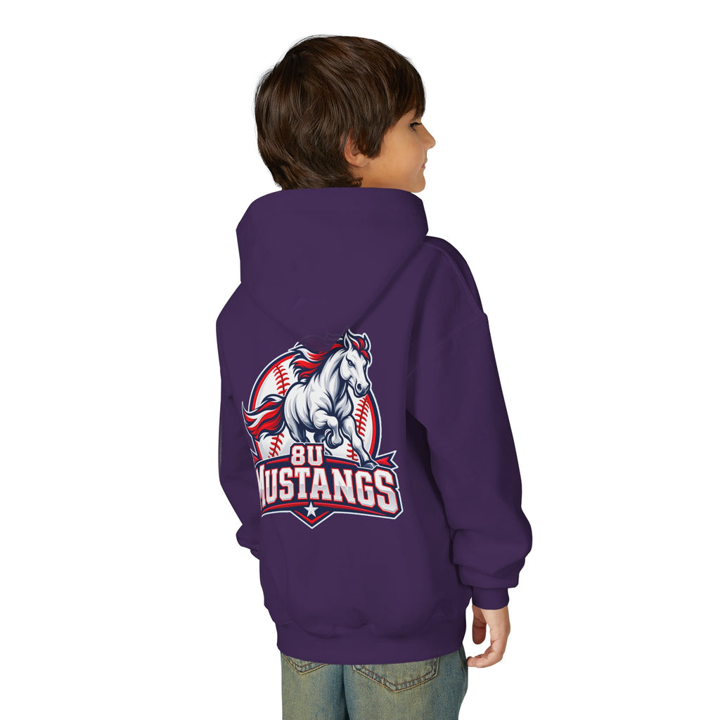 8U Mustangs - Youth Hoodie