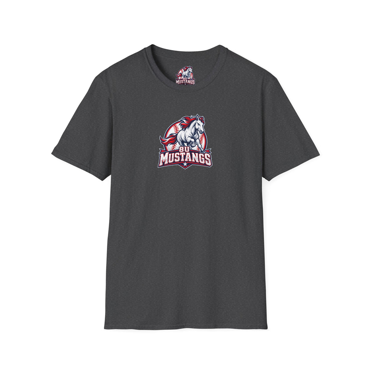 8U Mustangs - Adult T-Shirt