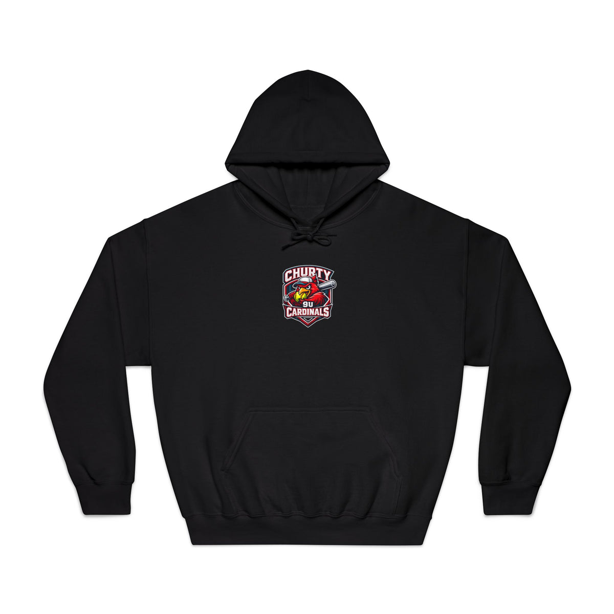 Churty 9u Cardinals - Adult Hoodie