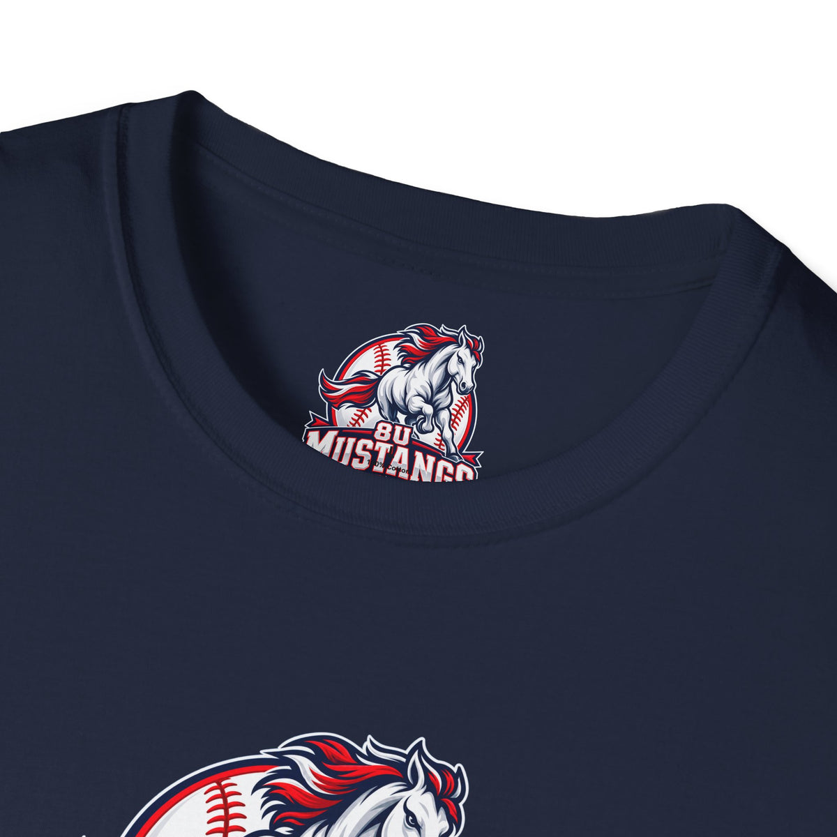 8U Mustangs - Adult T-Shirt