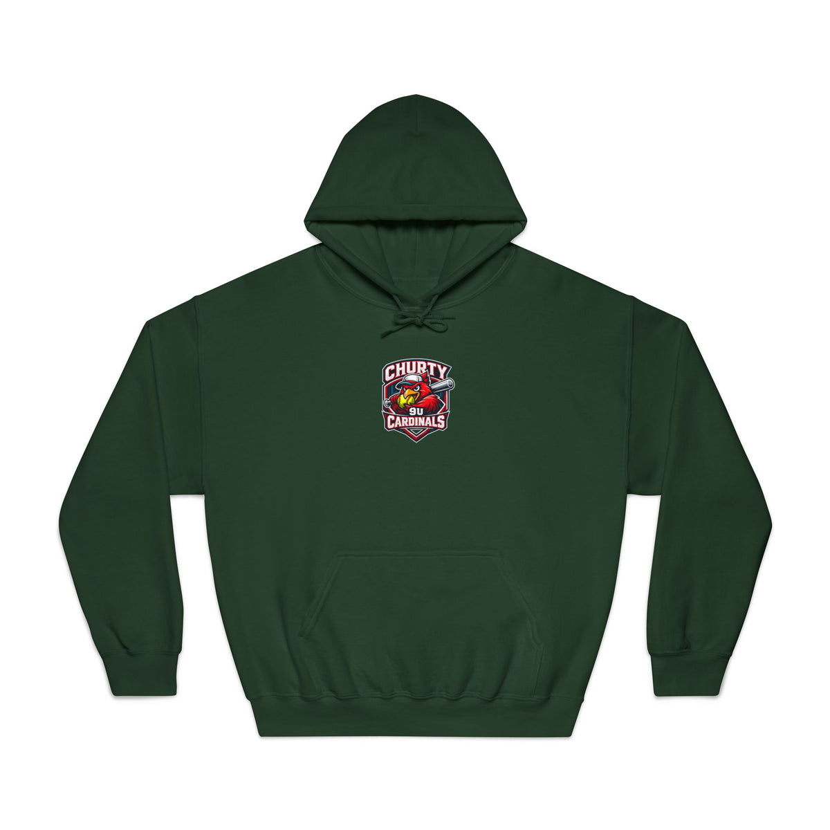 Churty 9u Cardinals - Adult Hoodie
